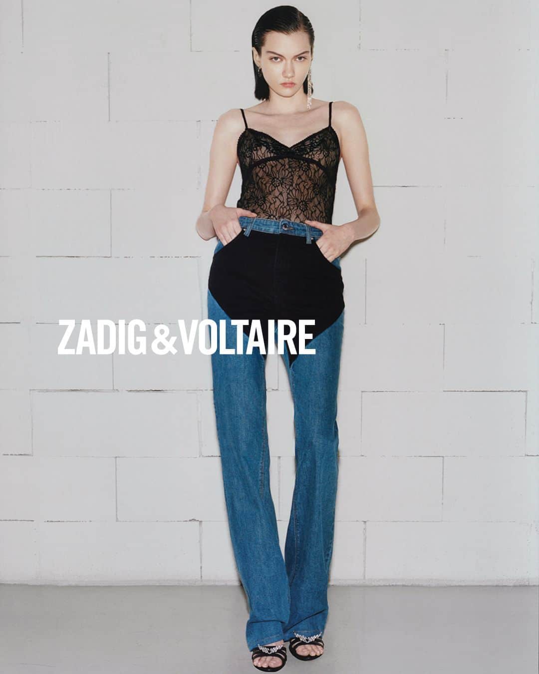 ザディグ エ ヴォルテールのインスタグラム：「Fall-Winter 23 Collection⁣ ⁣ It is time to slip into delicate lacy lingerie.⁣ ⁣ With @st.einberg as the new face of Zadig&Voltaire campaign⁣ ⁣ #zadigetvoltaire #zadigvoltaire」