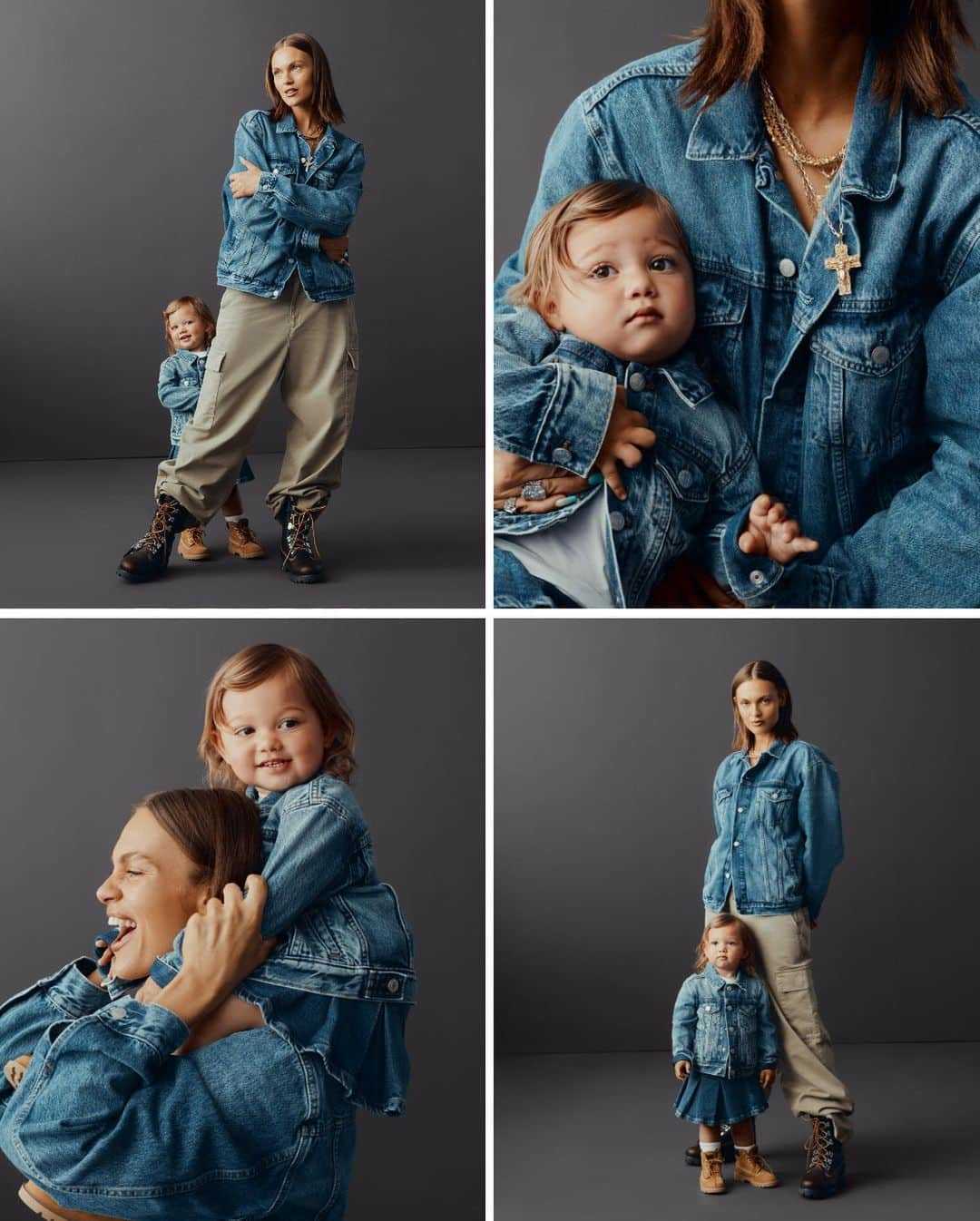 GapKidsさんのインスタグラム写真 - (GapKidsInstagram)「Iconic x ✌️. Veneda and daughter Bobbi in The Icon Denim Jacket.」8月31日 2時02分 - gapkids