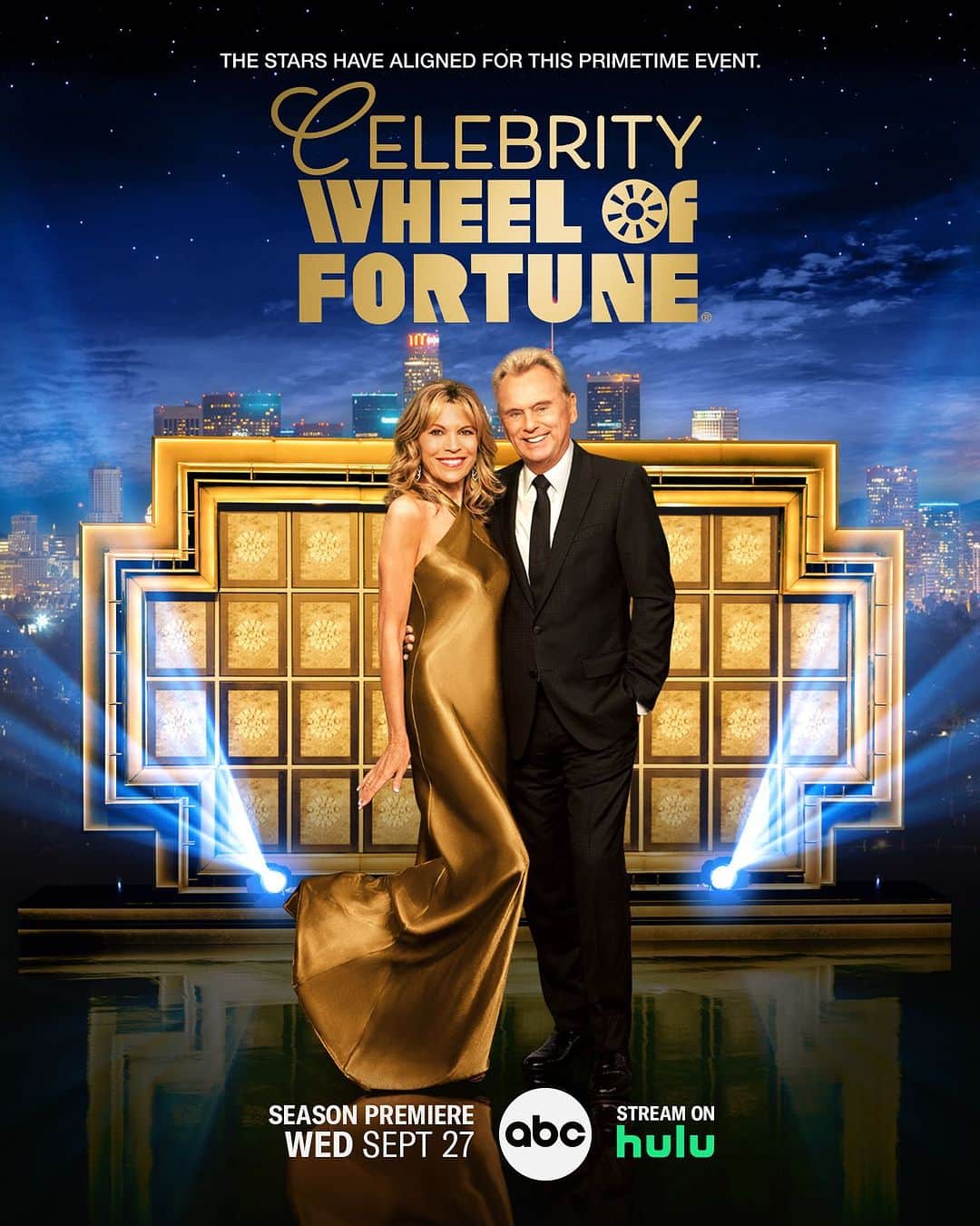 アメリカン・ブロードキャスティング・カンパニーのインスタグラム：「Raising money for charity one spin at a time. #CelebrityWheelOfFortune returns Sept 27 on ABC! Stream on Hulu.」