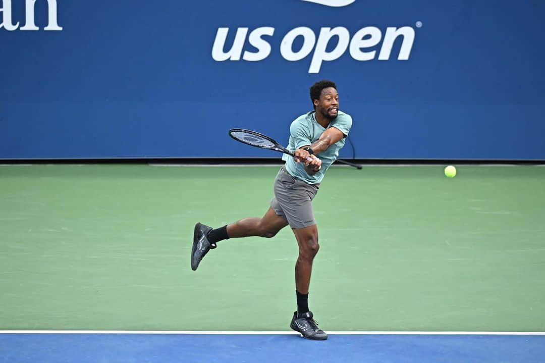 ガエル・モンフィスさんのインスタグラム写真 - (ガエル・モンフィスInstagram)「1st Round ✔️🗽 📸 : @usopen」8月31日 2時06分 - iamgaelmonfils