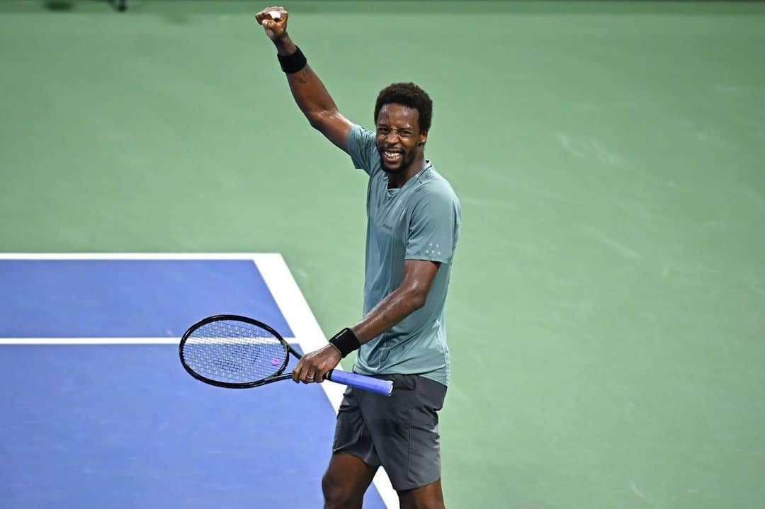 ガエル・モンフィスさんのインスタグラム写真 - (ガエル・モンフィスInstagram)「1st Round ✔️🗽 📸 : @usopen」8月31日 2時06分 - iamgaelmonfils