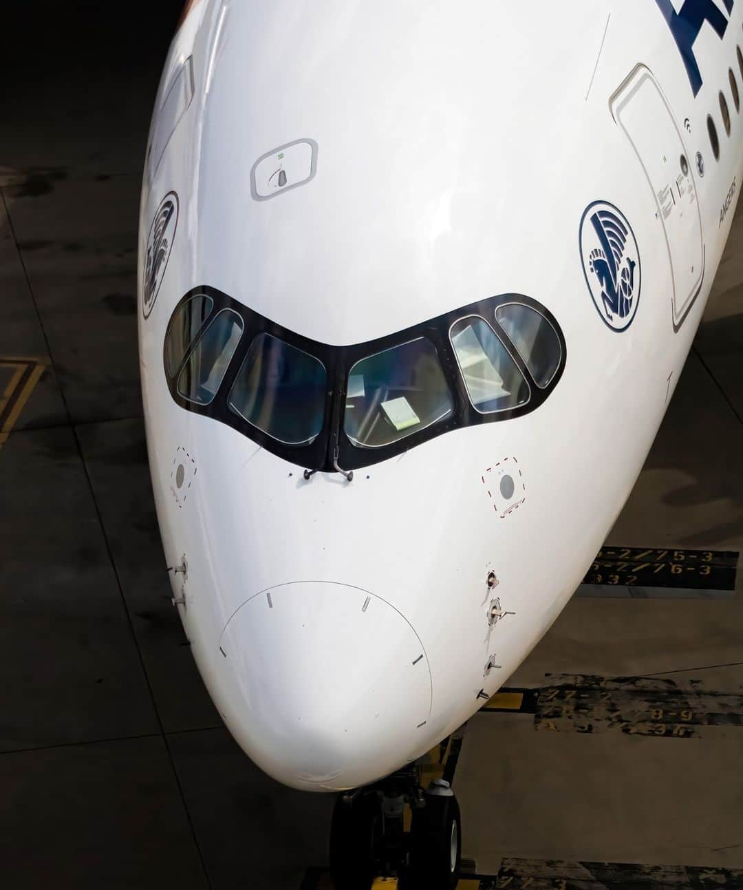 エールフランスのインスタグラム：「We know you love our A350 as much as we do 😎  📸 @romain_spotter_lfrn  #airfrance #airplane #aviation #travel #a350」