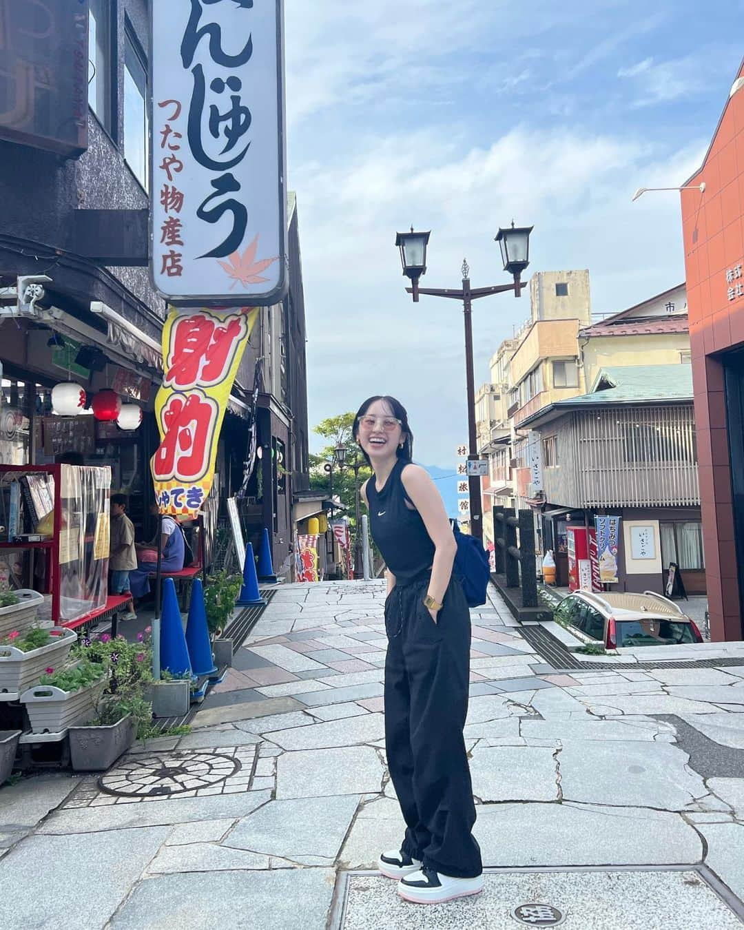 yuanのインスタグラム：「📍伊香保温泉最高でした、、 爆笑してる写真しかないぐらい楽しかった❤︎ ご飯美味しかった~」