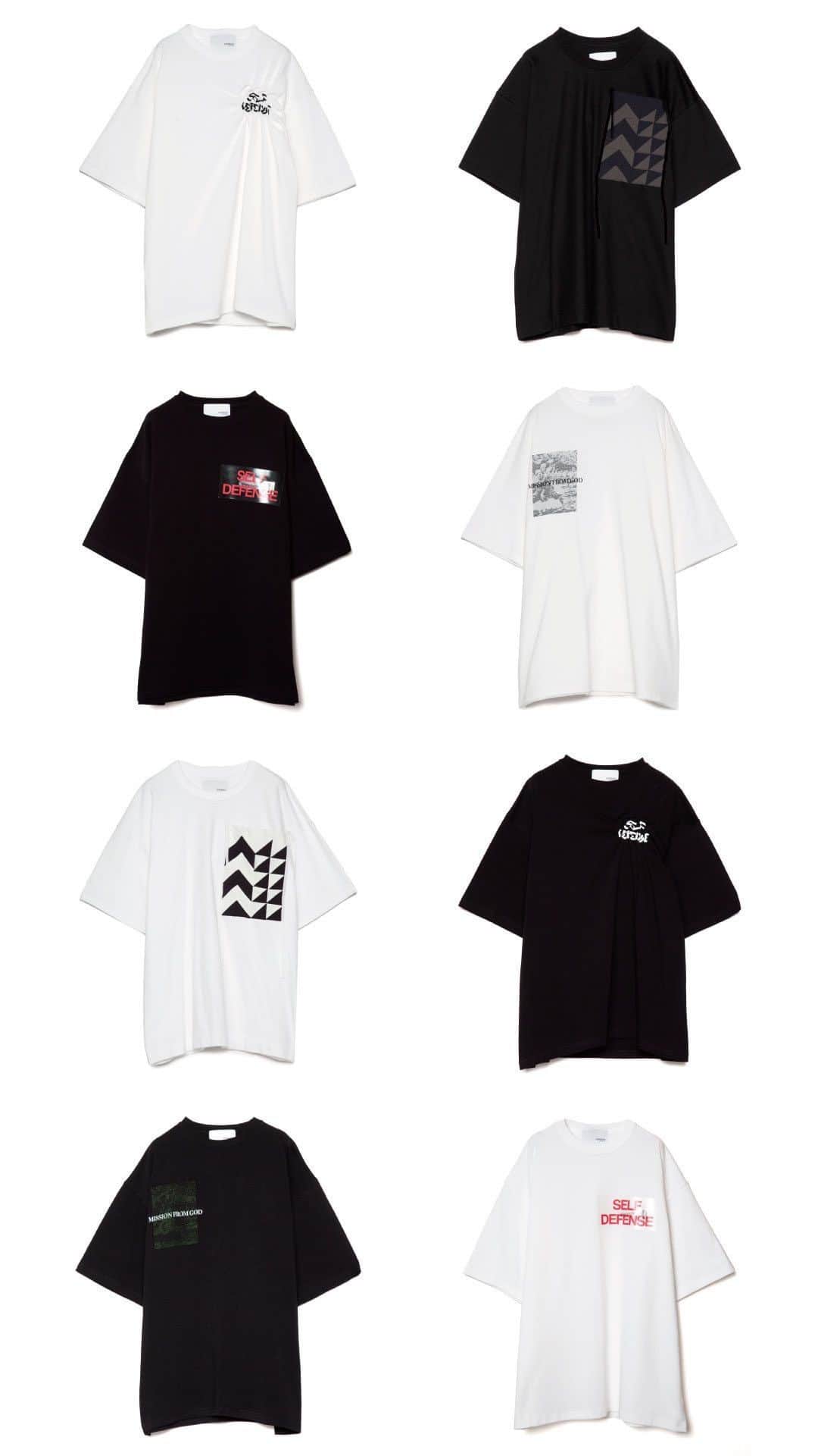 yoshio kuboのインスタグラム：「⁡ Check out our new seasonal T-shirts. ⁡ #23fw #yoshiokubo  #thinkbeforewear #ヨシオクボ #ykgf」