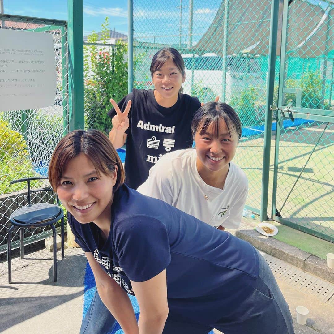 尾崎里紗のインスタグラム：「久々に莉音に会いました！ 元気そうでよかった😄 ⁡ gram3の選手3人揃ったので📸 ⁡ 莉音は次の日からまた遠征に。 頑張って！ ⁡ ⁡」