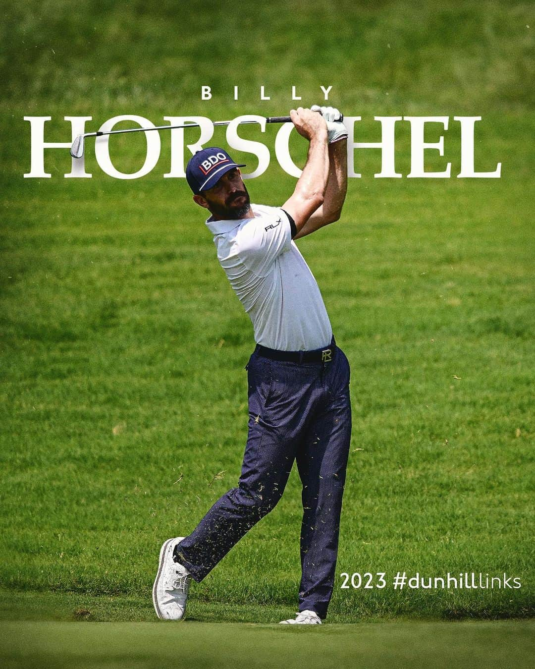 ビリー・ホースケルのインスタグラム：「@billyho_golf back in St Andrews in October to play in the 2023 #dunhilllinks.」