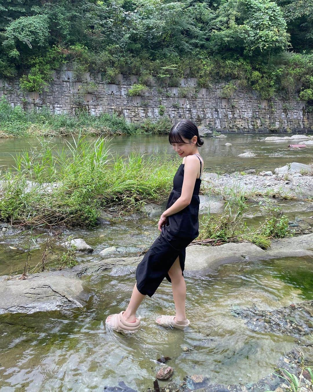 高萩千夏さんのインスタグラム写真 - (高萩千夏Instagram)「夏感じちゃって❤︎  最高の時間だったな 山育ち姉妹だから落ち着くのよ  #秩父」8月30日 20時04分 - chinatsu_takahagi_uug2ki