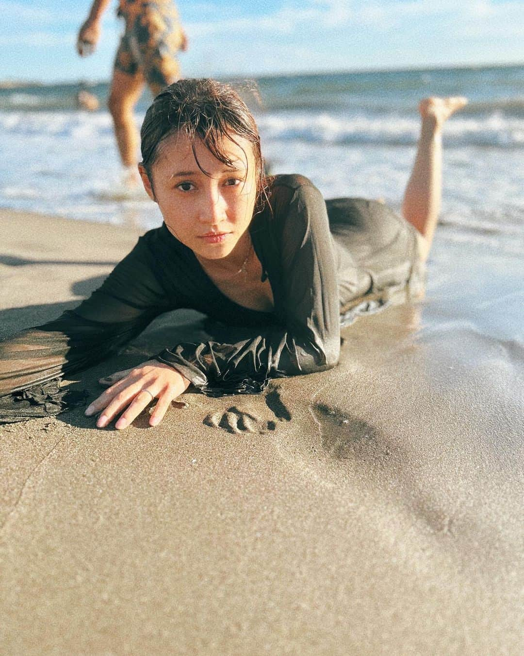 森岡朋奈さんのインスタグラム写真 - (森岡朋奈Instagram)「夏、満喫  #海 #夏 #浜辺 #一色海岸」8月30日 20時27分 - morioka_tomona