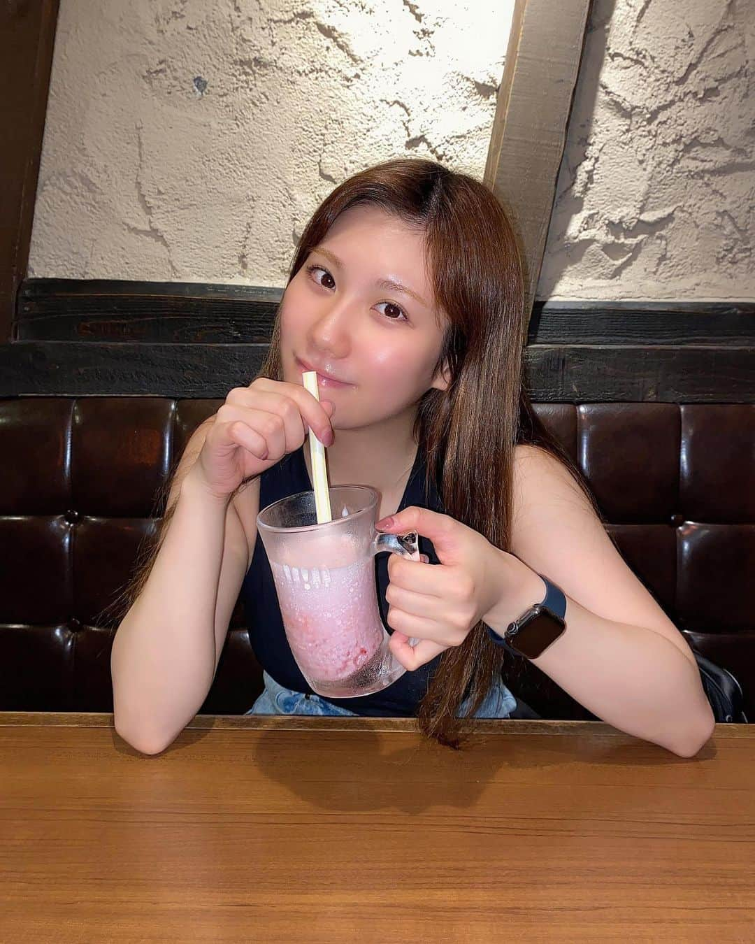 石田優美のインスタグラム：「🍓🍼  #すっぴん」