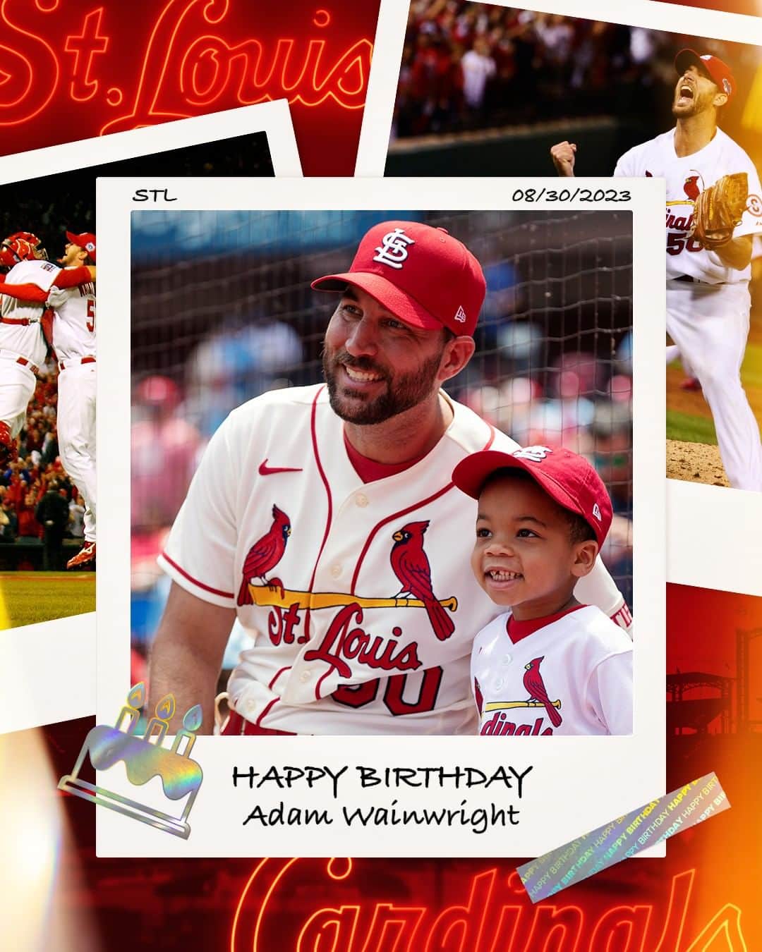 セントルイス・カージナルスのインスタグラム：「Happy 42nd Birthday, Waino! 🥳」