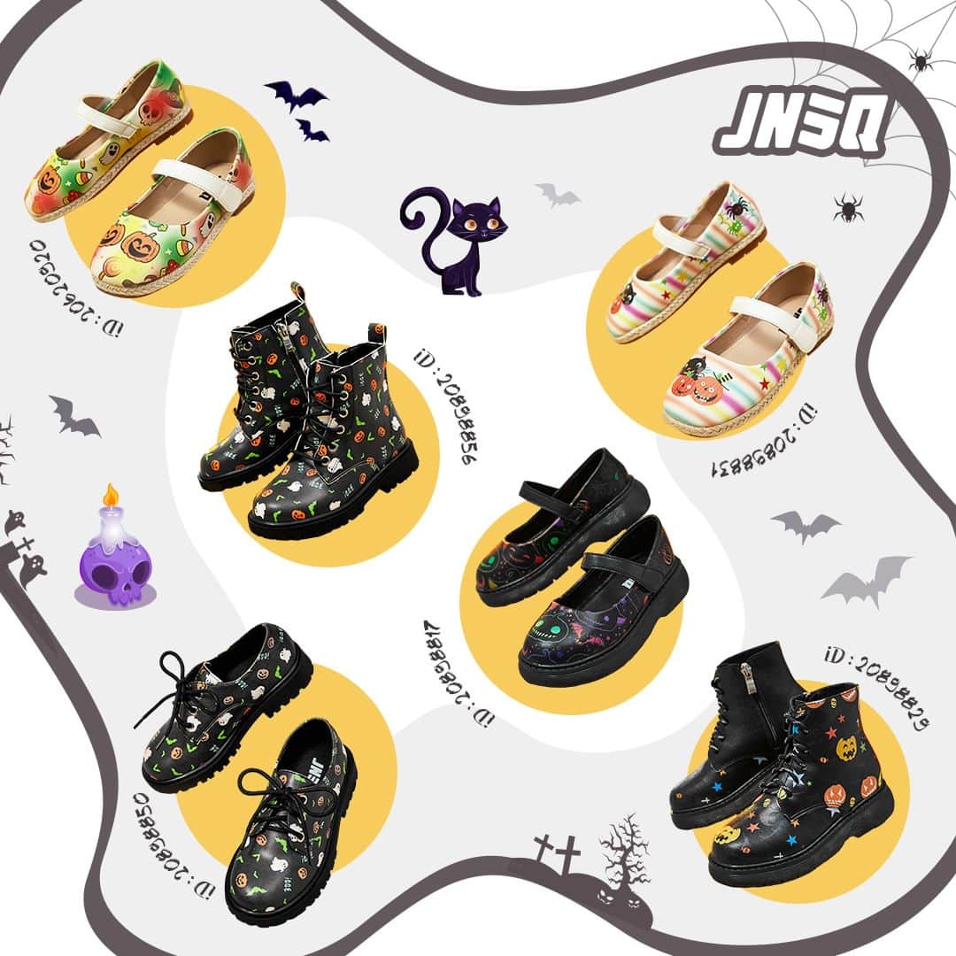 SHEINのインスタグラム：「Trick or treat, smell my feet - in spooky shoes that can't be beat! 🎃👻👞 Which pair is kicking up a scare? 👇  🔗:https://shein.shop/mysod3r  #SHEIN #JNSQ」
