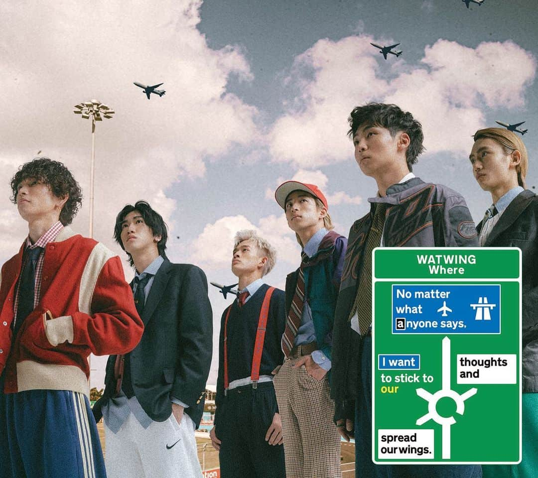 古幡亮（WATWING）のインスタグラム：「WATWING Major 1st Full Album  "Where" 初回生産限定盤B MV盤  一緒に歩んできた6人 支えてくださるスタッフ そして、Windyのみんなのパワーが 結集しています☺︎  01. Overture 作曲：Seiho  02. Falling for You 作詞・作曲：大橋ちっぽけ 編曲：岩崎隆一  03. WAIT A MINUTE! 作詞：Rachel, Mamiko 作曲：ESME MORI, Rachel, Mamiko 編曲：ESME MORI  04. Shine 作詞：Kvi Baba 作曲：Kosuke Crane, Kvi Baba 編曲：Kosuke Crane  05. The Practice of Love 作詞：Kvi Baba 作曲：Kvi Baba, AMP Killer 編曲：AMP Killer  06. Iʼｍ Okay 作詞：Rachel, Mamiko 作曲：Rachel, Mamiko, Sam is Ohm 編曲：Sam is Ohm  07. feel like... this 作詞・作曲・編曲：Ash  08. Honey, You! 作詞・作曲：大橋ちっぽけ 編曲：岩崎隆一  09. HELLO WORLD 作詞：海月 光, G-ROW, Didrik Thott 作曲：G-ROW, Didrik Thott 編曲：G-ROW  10. Calling 作詞：Linus, Ryo Furuhata, Rintaro Hachimura 作曲：RYUJA, Tana.H, Ryo Furuhata, Rintaro Hachimura 編曲：RYUJA  11. WINGS 作詞：SALU 作曲：SUNNY BOY, SALU 編曲：SUNNY BOY (TinyVoice, Production)  12. Letʼs get on the beat 作詞・作曲・編曲：tofubeats  direction: @tgwman  artwork: @aloha_from_okinawa  styling: @mishimataiki  hairmake: @kentarokatsu」