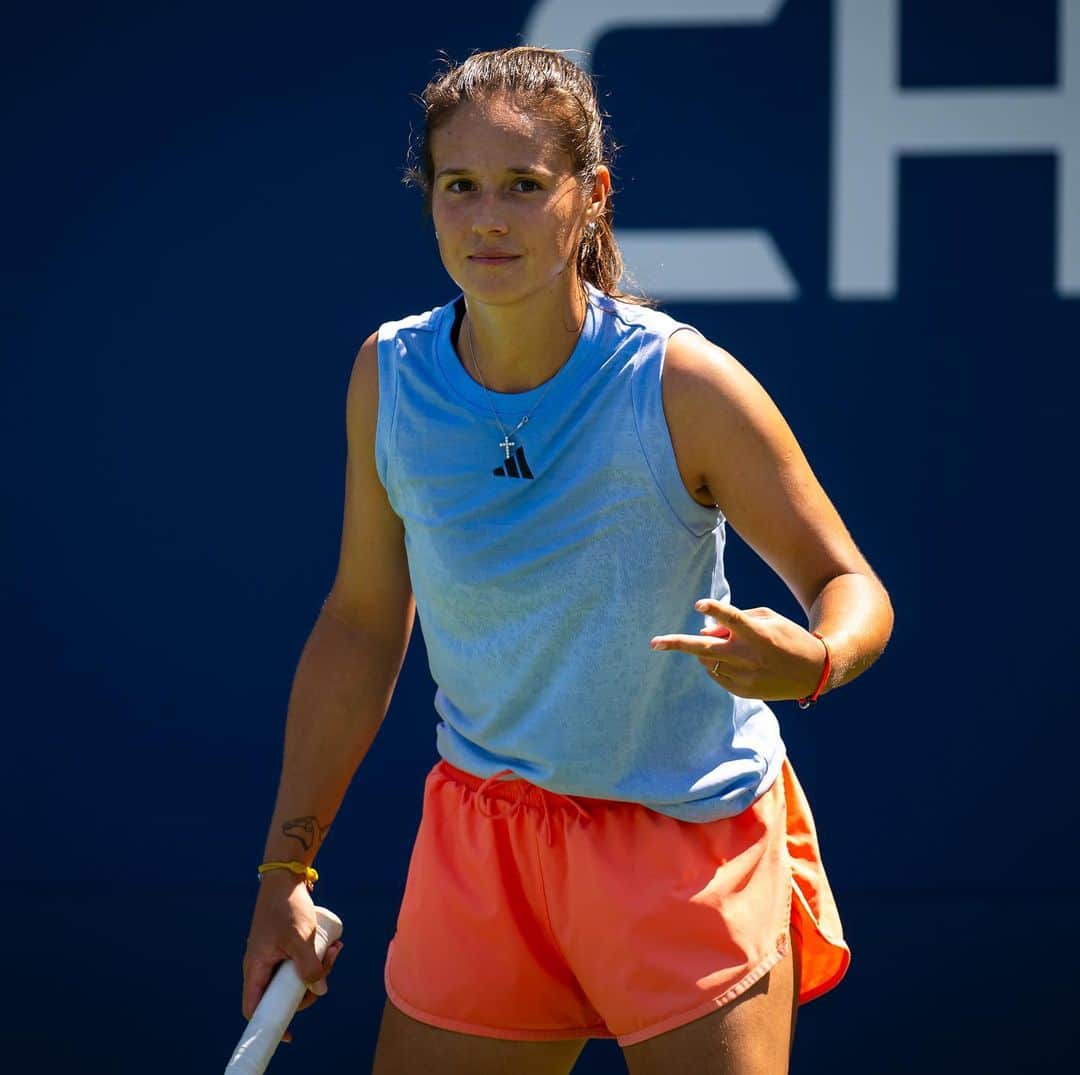 ダリア・カサトキナのインスタグラム：「✌🏼 @usopen」