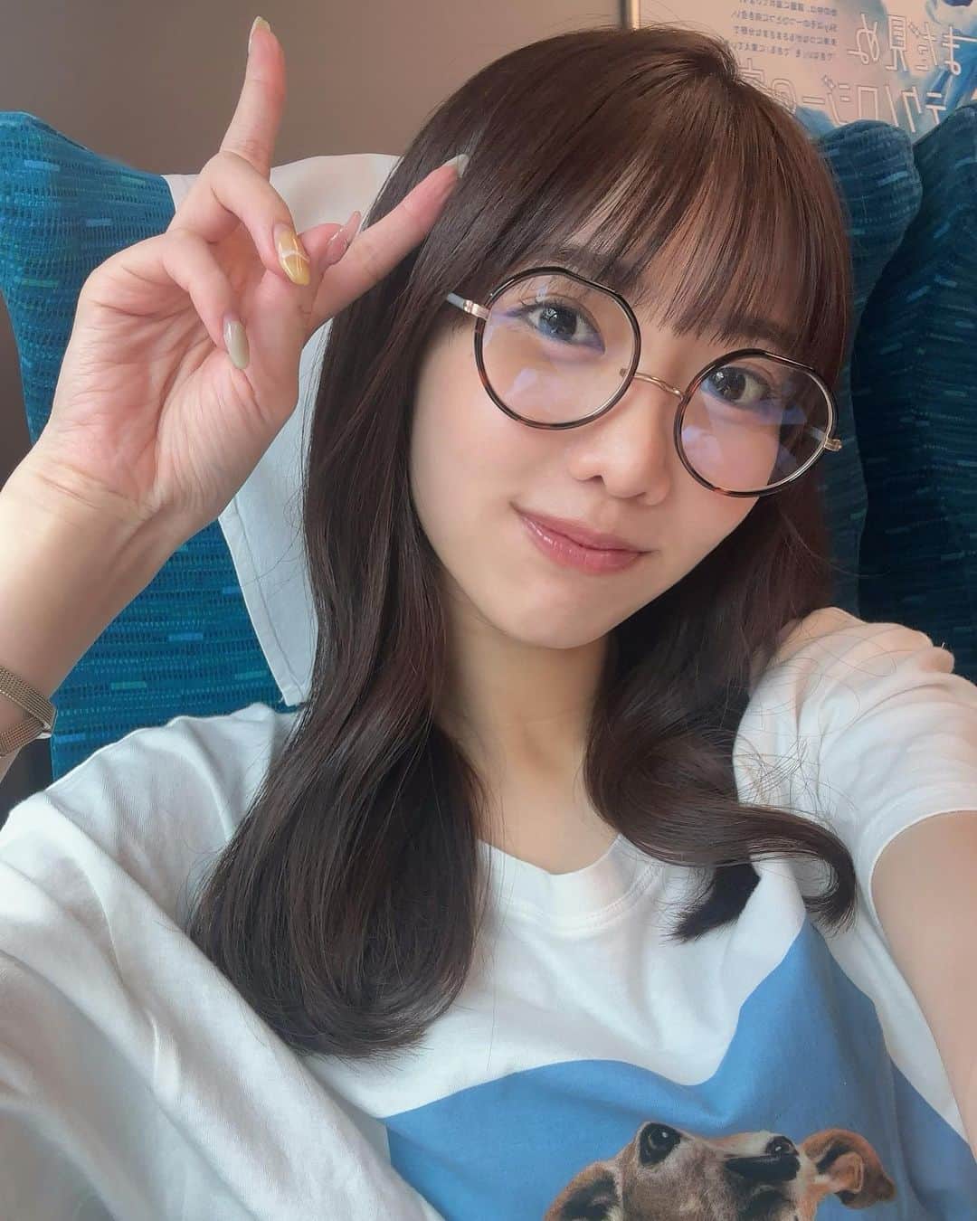 大槻アイリさんのインスタグラム写真 - (大槻アイリInstagram)「今回も可愛い色に染めてもらった🐶〜!! いつも一緒にしていただくトリートメントが良すぎて、毎月とぅるんとぅるんで嬉しい🫠♡ いつもありがとうございます🫠!!!」8月30日 22時40分 - airi_otsuki