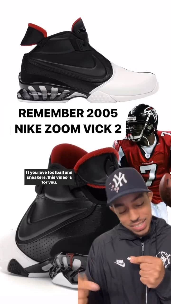 マイケル・ヴィックのインスタグラム：「'05 Zoom Vick 2 @raypolancojr 🙏🏿」