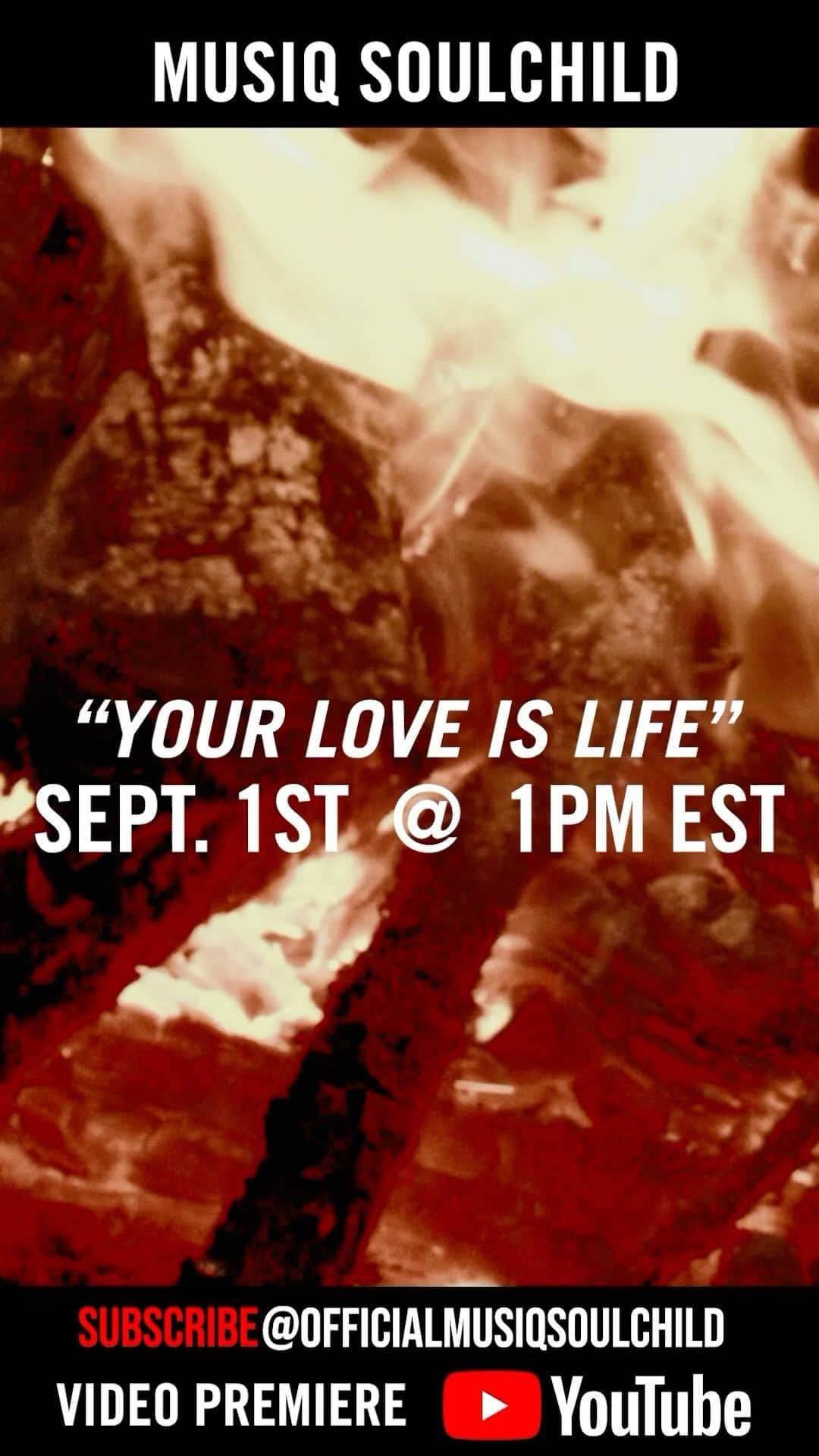 ミュージック・ソウルチャイルドのインスタグラム：「Your Love Is Life 💙  “Love In It’s Own Time Ain’t Had Butterflies In A While Not Until Now What Could This Be Then?”  VIDEO PREMIERE SEPTEMBER 1ST 1PM EST  YouTube: #OfficialMusiqSoulchild   VICTIMS & VILLAINS ALBUM @MusiqSoulchild x @HitBoy AVAILABLE ON ALL STREAMING PLATFORMS!   Subscribe -Leave a Comment and Let Me Know What You Think!!」