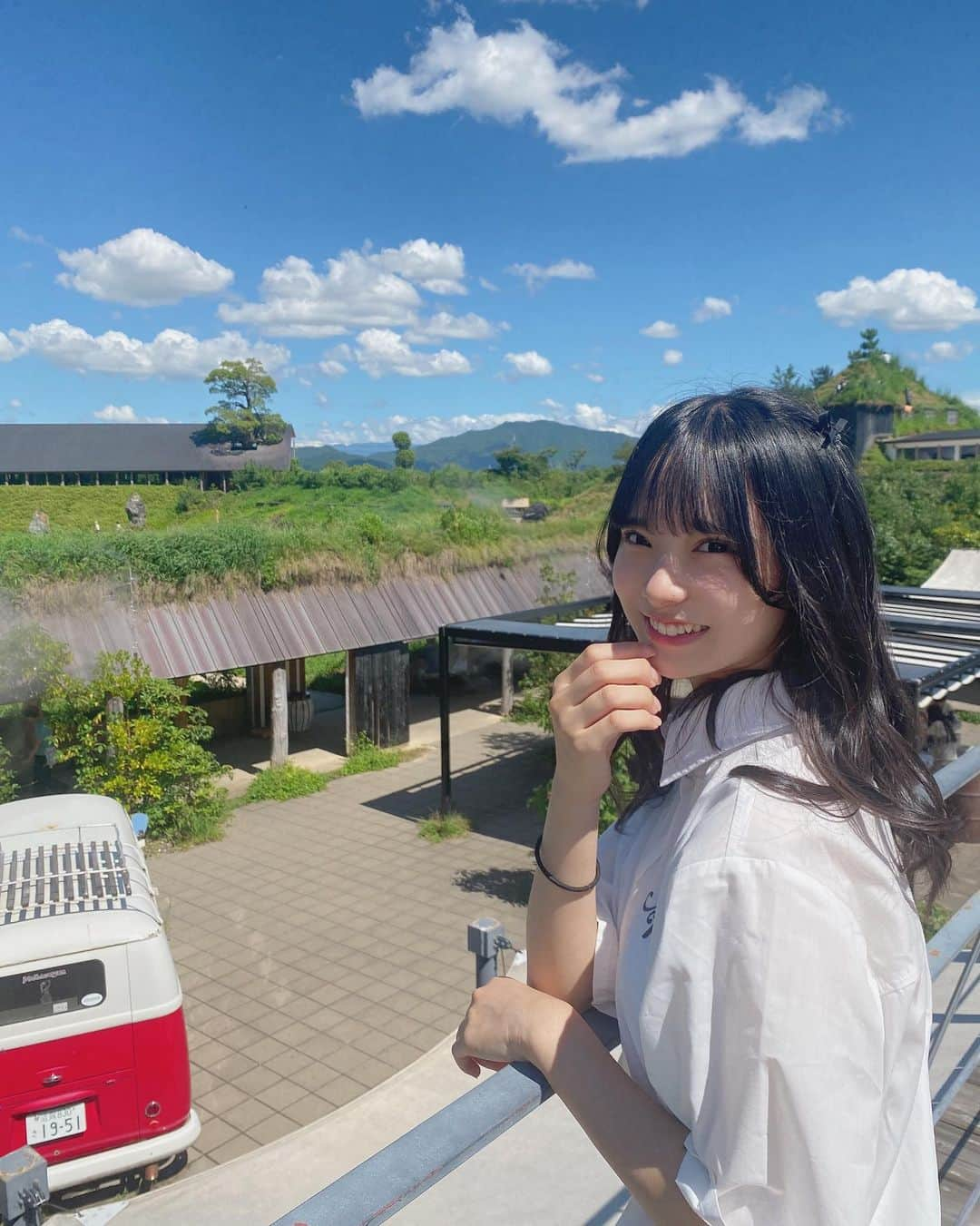 三宅ゆりあさんのインスタグラム写真 - (三宅ゆりあInstagram)「夏の思い出  #夏休み #思い出 #滋賀 #滋賀観光 #近江八幡 #ラコリーナ近江八幡 #ラコリーナ #クラブハリエ #クラブハリエ近江八幡 #たねや #バームクーヘン #緑 #彼女感 #jk #好き #推し #自撮り #自撮り界隈 #05」8月30日 23時27分 - _yuria5.16_