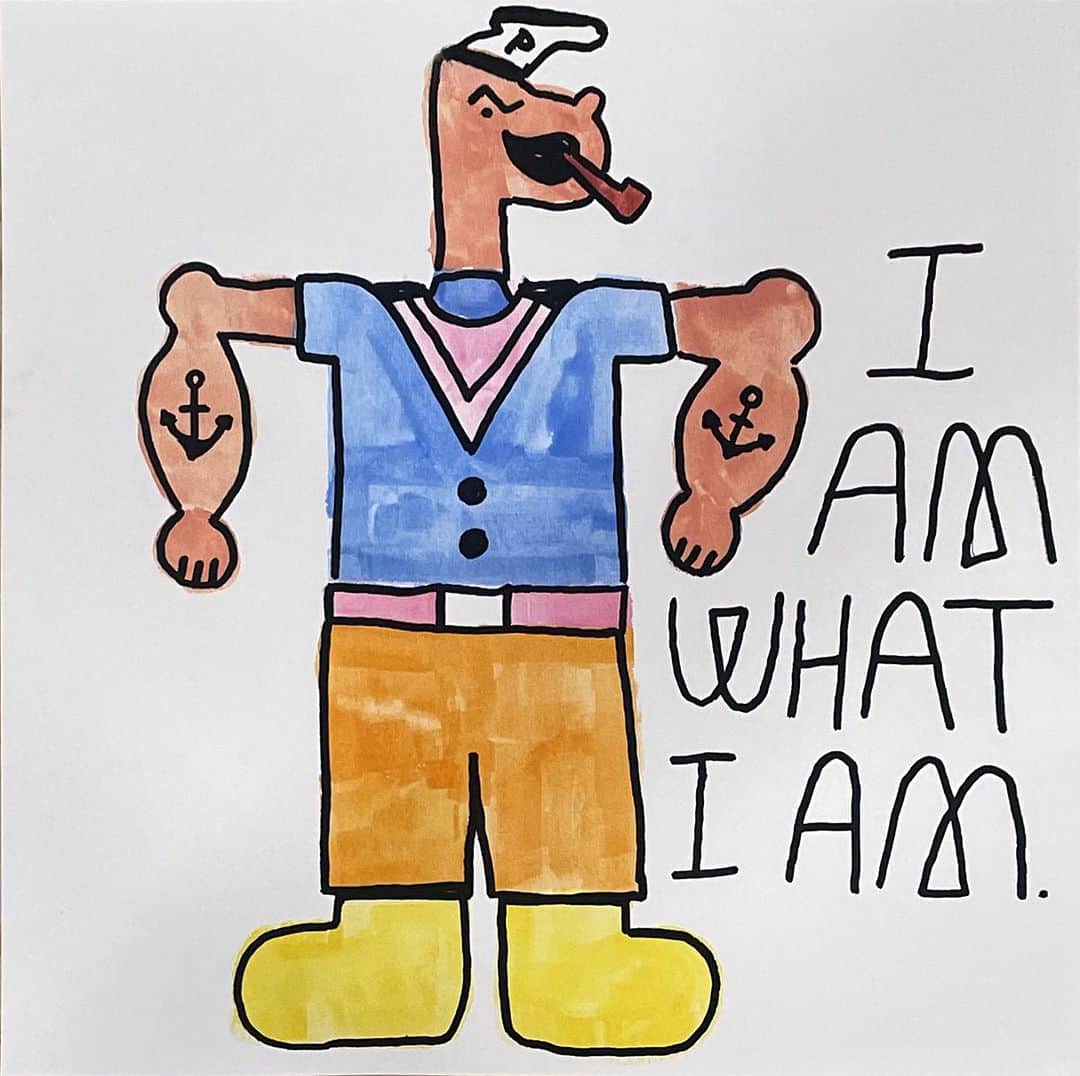 Jason G. Sturgillのインスタグラム：「#selflove #popeye」