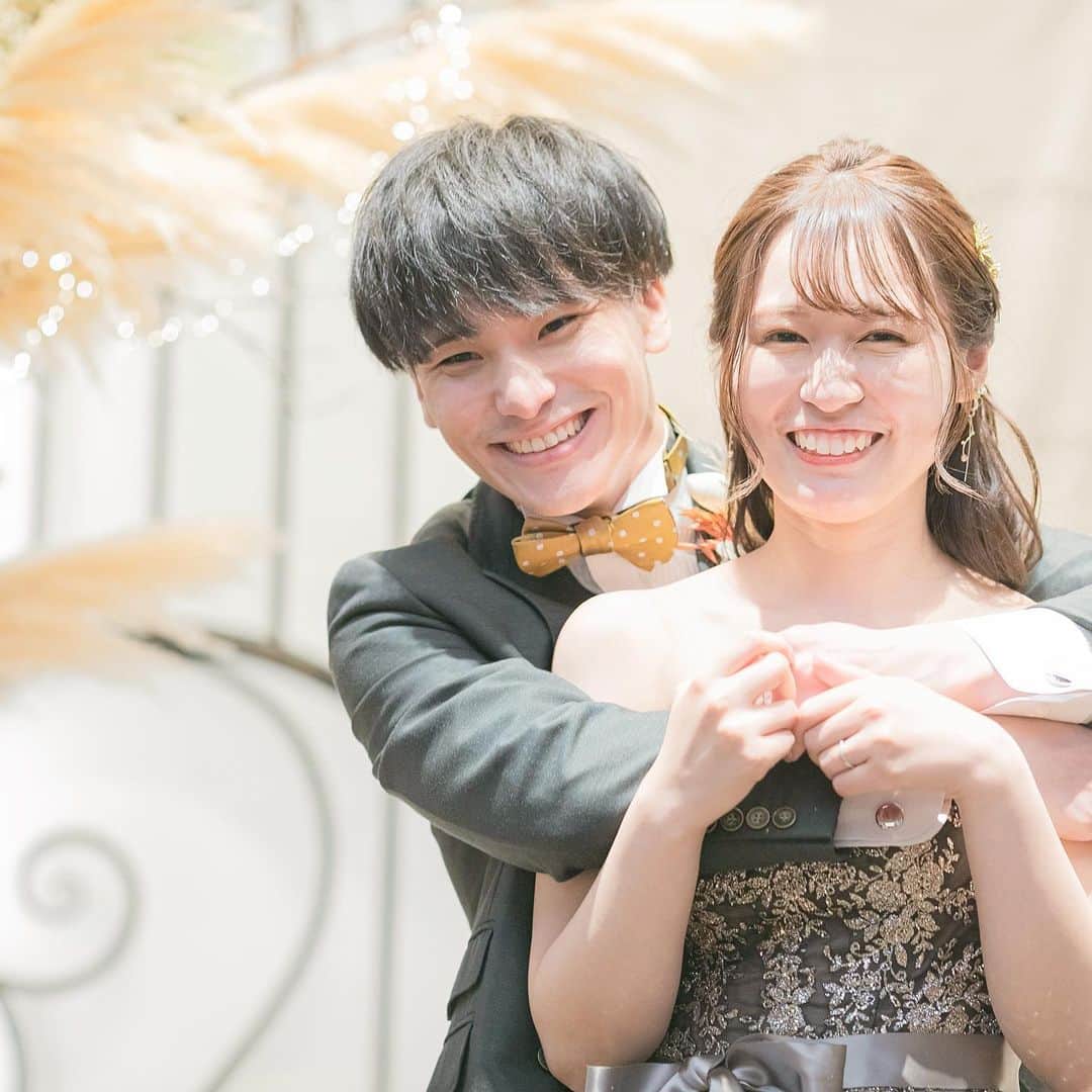 TRIFOGLIA NAGOYA 【トリフォーリア】のインスタグラム：「. ハグ🙈🧡✨  ⁡ －－－ ⁡ ☺︎ いいね&フォロー&保存もお願いします！ ⁡  #余興  #トリフォーリアnagoya  #トリフォ花嫁  ⁡ #チャペル #結婚式 #名古屋結婚式 #名古屋結婚式場  #プレ花嫁 #おしゃれ花嫁 #名古屋プレ花嫁  #プレ花嫁さんと繋がりたい  #全国のプレ花嫁さんと繋がりたい  #2023婚 #結婚式で繋がろう #令和婚  #オリジナルウェディング #ウェディングレポ #結婚式アイデア」