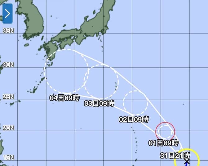寺川奈津美さんのインスタグラム写真 - (寺川奈津美Instagram)「#台風11号 強い勢力であす(金)〜あさって(土)にかけて先島諸島に接近。瞬間的には35〜45mくらいの風が吹くおそれ。 早めに備えを！  #台風12号 4日(月)には再び熱帯低気圧に。 日曜ごろから太平洋側中心に局地的な大雨リスクが一層上がりそう。西日本だけじゃなく東日本の太平洋側も要注意。」8月31日 11時45分 - natumikannnn