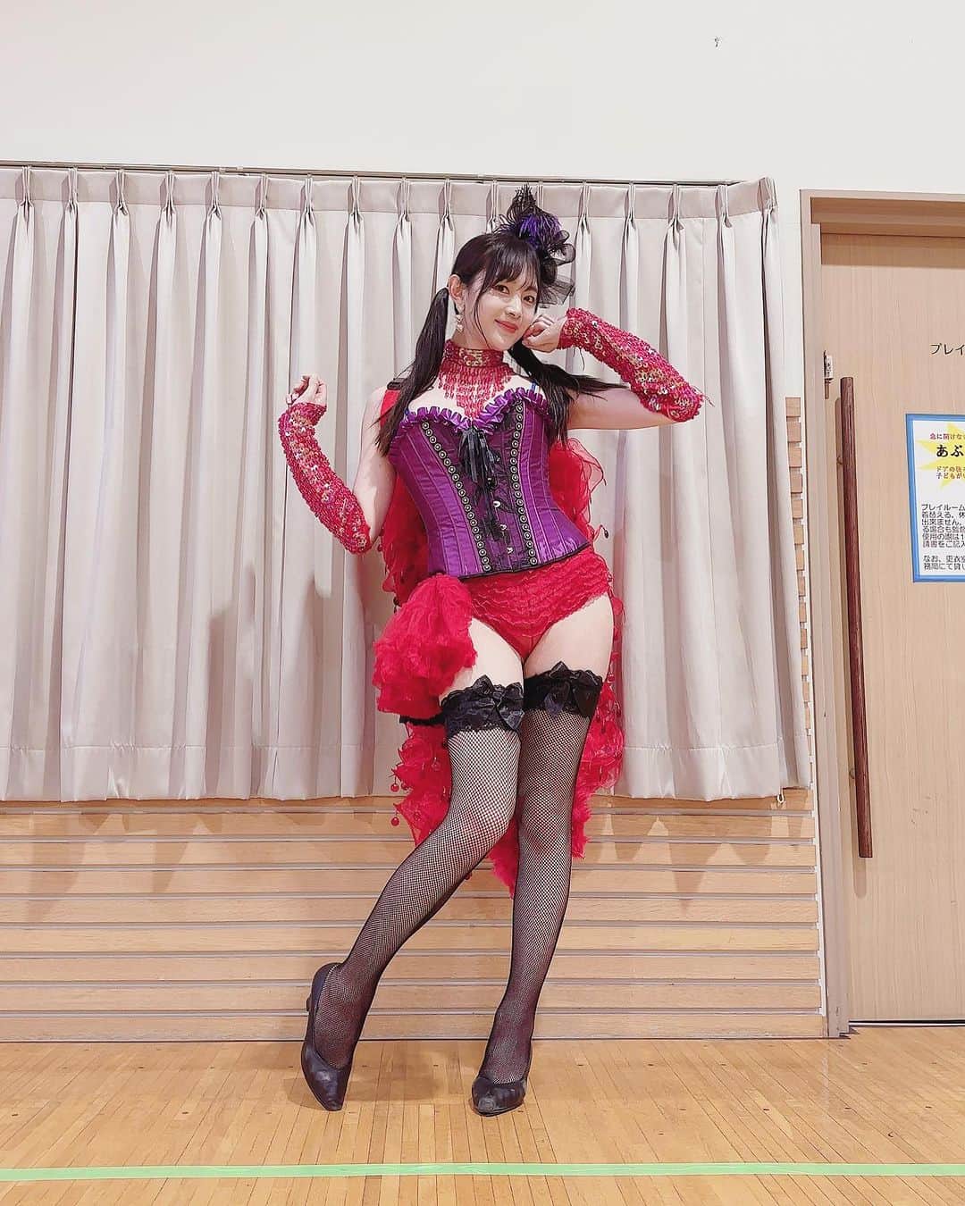 たけうち亜美さんのインスタグラム写真 - (たけうち亜美Instagram)「赤と紫のコントラスト🟣🟥」8月31日 11時59分 - ami_takeuchi11