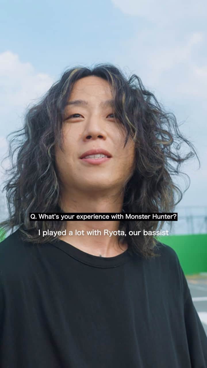 ONE OK ROCKのインスタグラム：「Bringing you behind the scenes shots from the ONE OK ROCK x Monster Hunter Now collaboration music video for “Make It Out Alive”🎥  Find out which of the members are hardcore hunters!  #MHNow #ONEOKROCK」