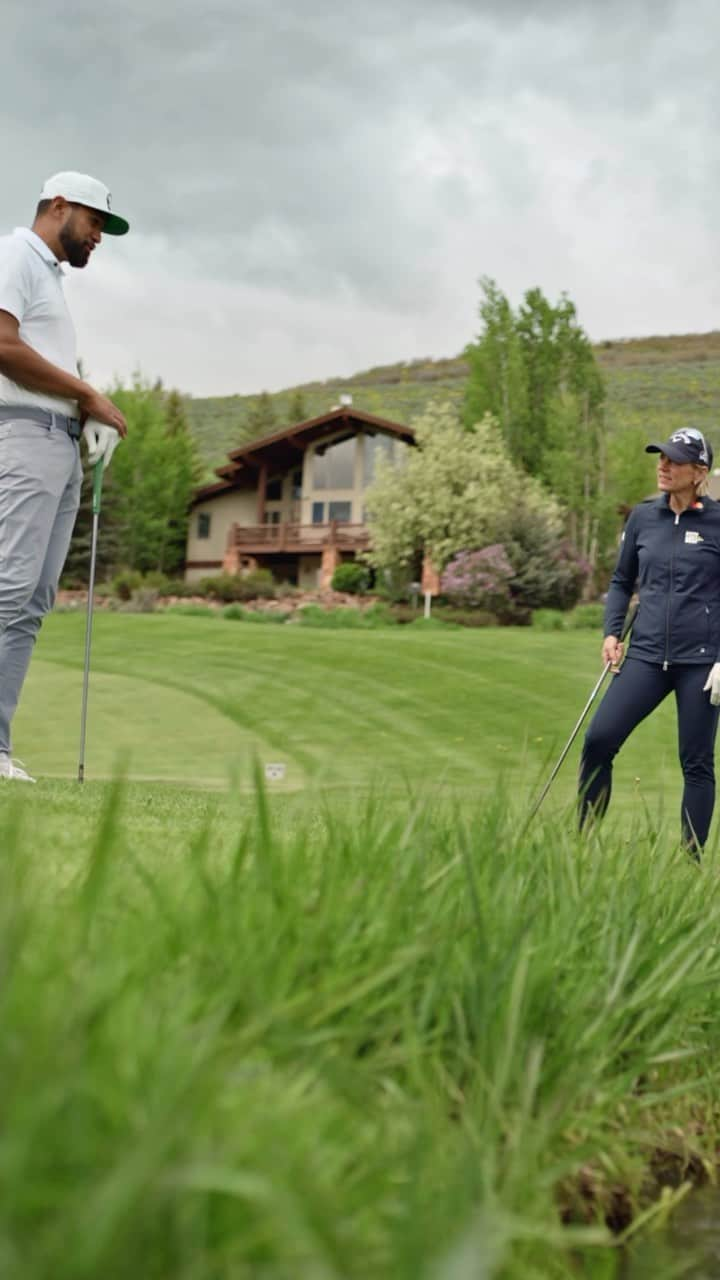 トニー・フィナウのインスタグラム：「@annikas59 and I had to get creative playing without the middle of our bag at the @statestreetga Mid-Cap Cup! The middle can make all the difference! #SSGABrandPartner」