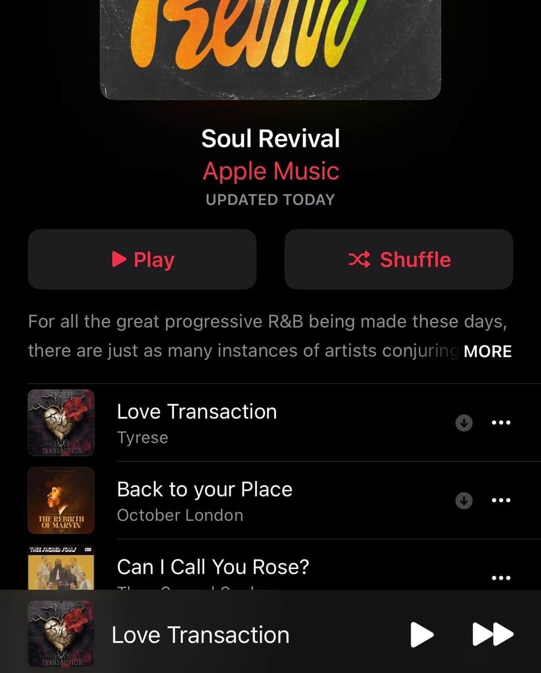 タイリース・ギブソンさんのインスタグラム写真 - (タイリース・ギブソンInstagram)「Wow! Thank you thank you  @AppleMusic for adding my new single #LoveTransaction New R&B playlist, LoveLetters, Grown&Sexy, Smooth+Easy R&B playlist ...I appreciate the love!  Download, stream my new song it will mean the world to me #BeautifulPain #VoltronRecordz #IndependentArtist #AppleMusic 🎶🎻🎹🪘🎵」8月31日 6時26分 - tyrese