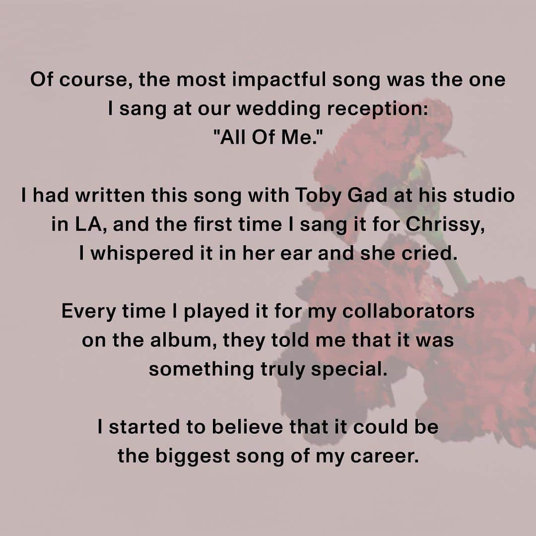 ジョン・レジェンドさんのインスタグラム写真 - (ジョン・レジェンドInstagram)「As we celebrate 10 years of “All of Me” and Love In The Future, all I can say is that I LOVE AND APPRECIATE ALL OF YOU.」8月31日 8時35分 - johnlegend