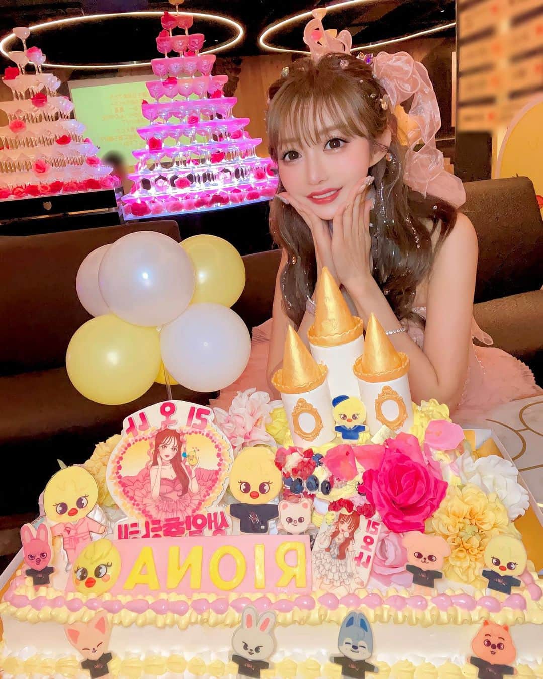 一條りおなのインスタグラム：「. 6月のお誕生日の時の思い出🎂💕 本当に幸せ者です꒰ঌ♥️໒꒱ . #birthday #mybirthday  #birthdayevent #happy」