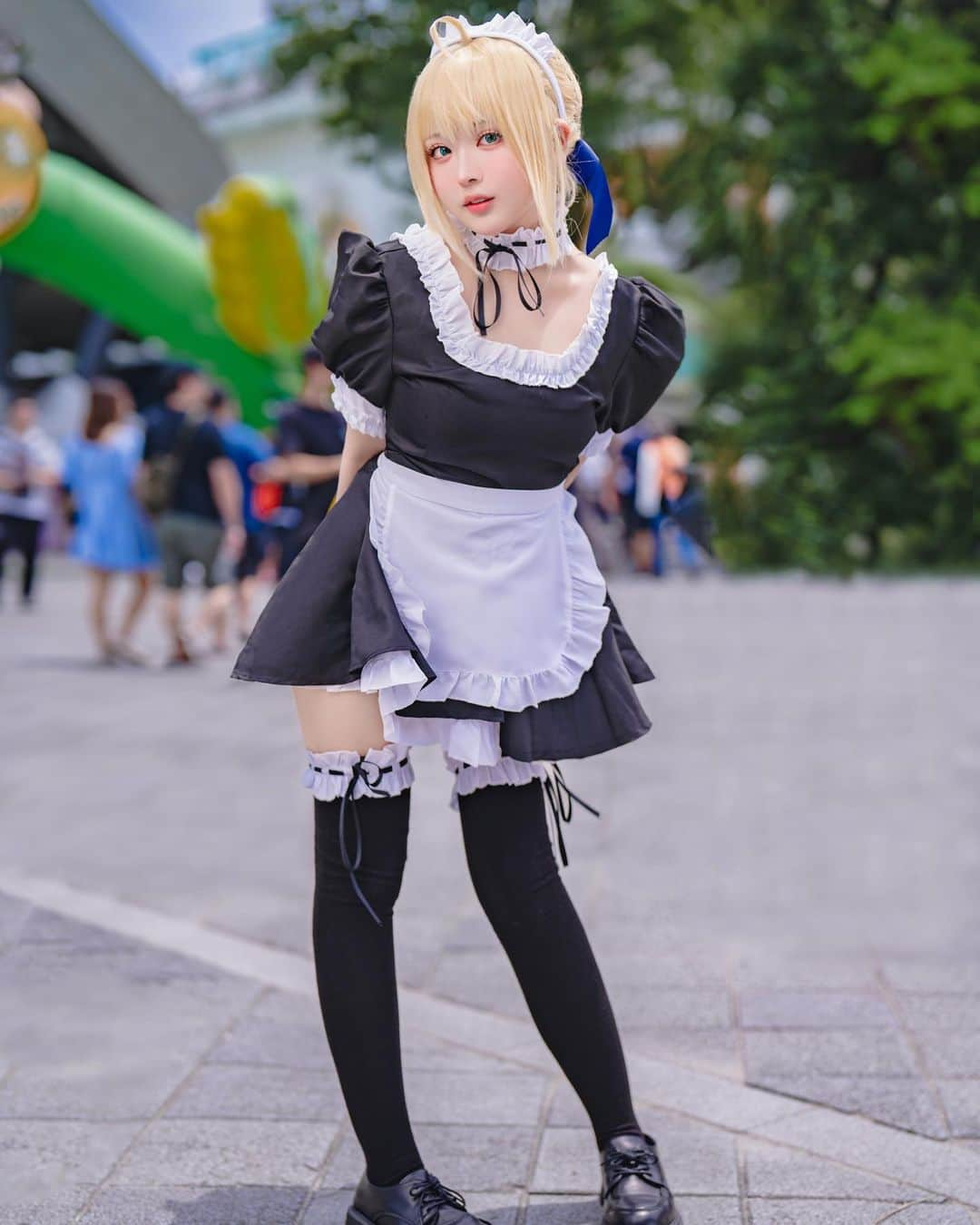 あまにのインスタグラム：「maid saber」