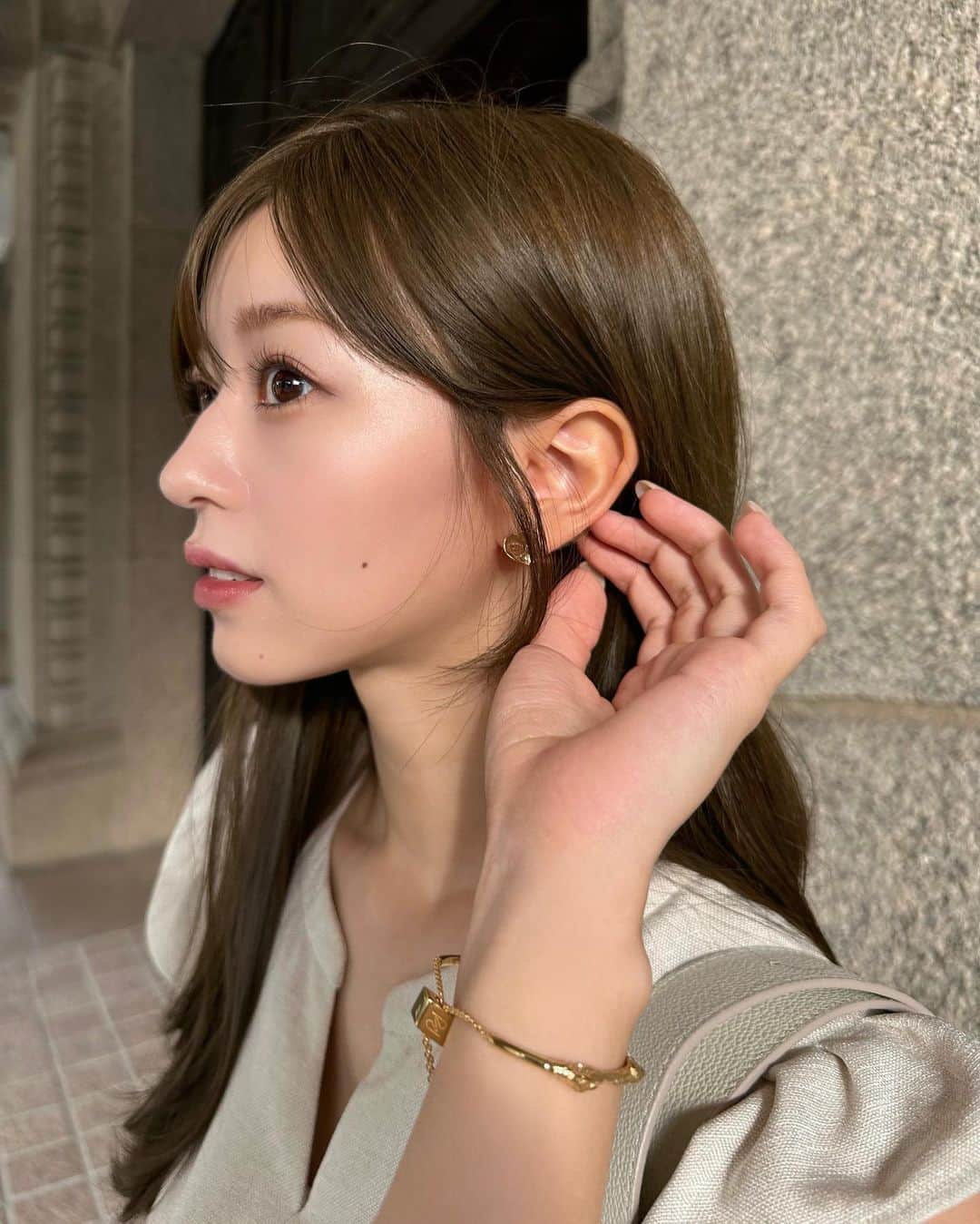 石崎日梨のインスタグラム：「⁡ まだまだ夏だね〜🫠🌬️」