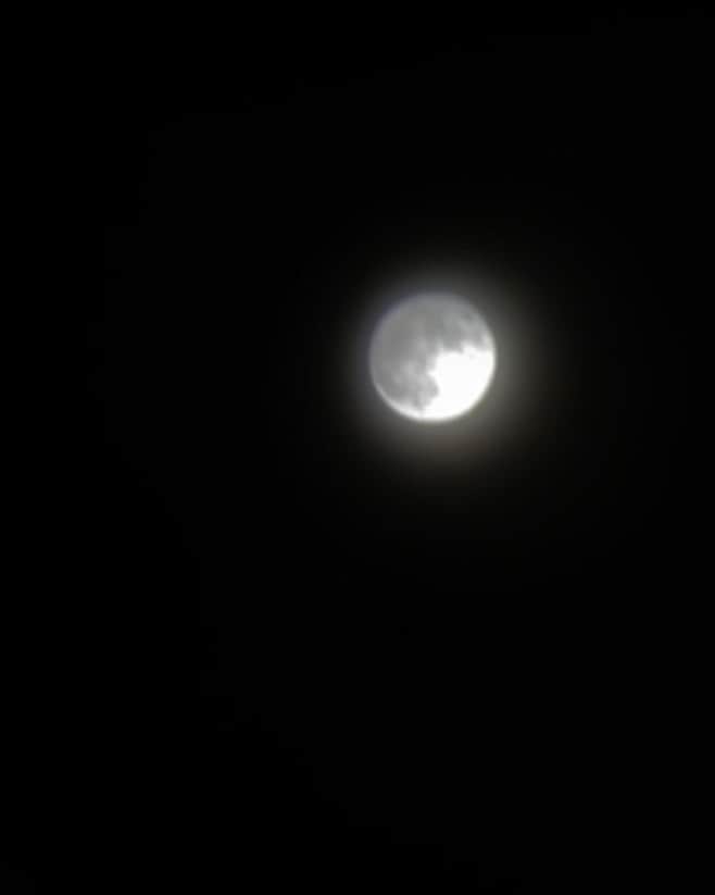 大久保桜子のインスタグラム：「. チータラのチーとタラを分けて食べるのが好き。 #fullmoon #妹カメラ」