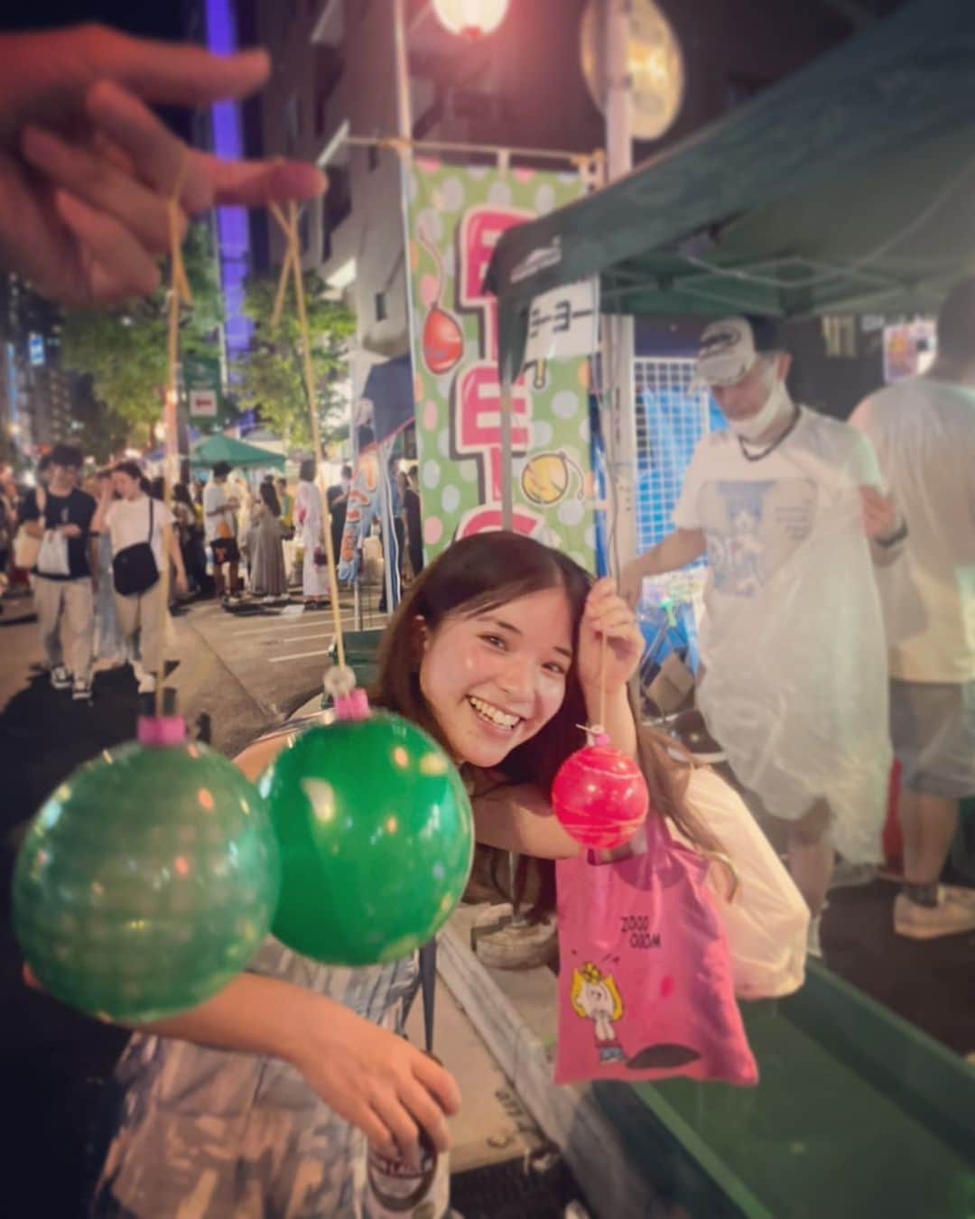 仮谷せいらのインスタグラム：「ナツガオワッチャウネ🎈  #これは酔ってるねぇ」