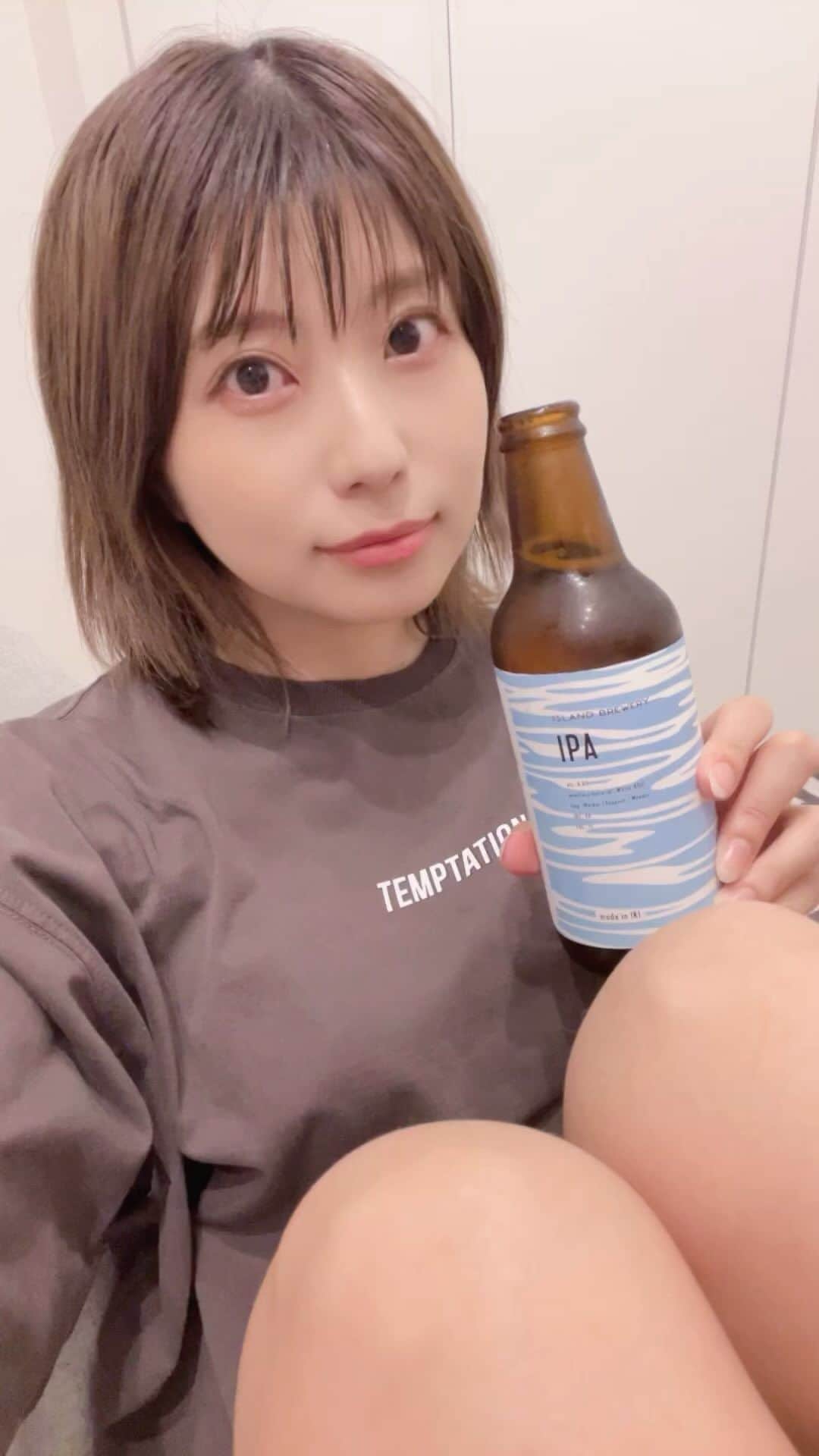 天野麻菜のインスタグラム：「ビール女子。3586」