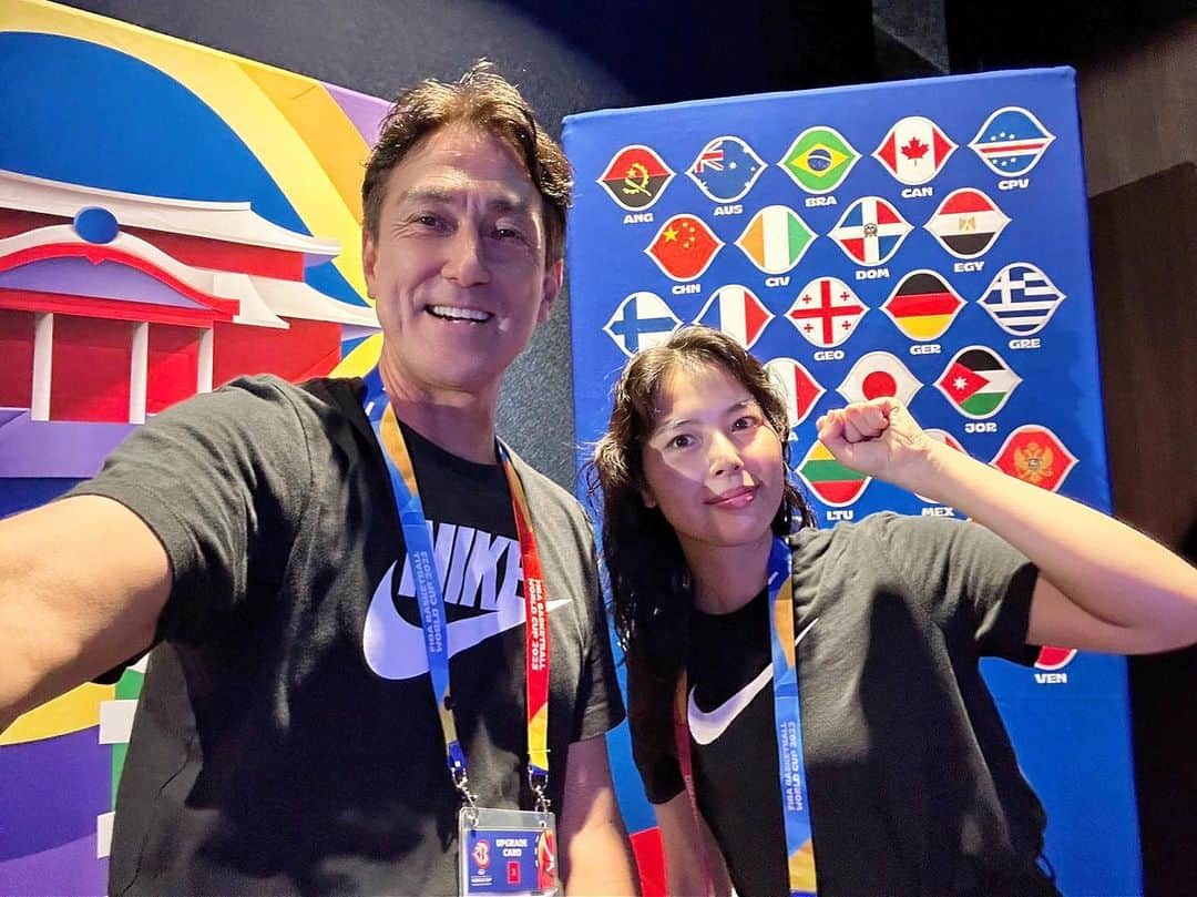 松崎夕さんのインスタグラム写真 - (松崎夕Instagram)「@fibawc   FIBA Basketball World Cup 2023🏆🇯🇵  MC @patrick_yu810 🙏  We are double yu✌️✌️  #FIBAWC #WinForAll #basketball #沖縄アリーナ」8月31日 13時36分 - djyoumatsuzaki