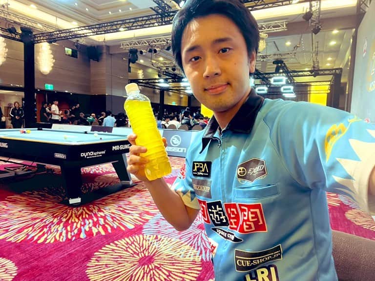 土方隼斗のインスタグラム：「アジア選手権1回戦は台湾のウークンリンプロに勝利！ 難しいテーブルでしたが良い内容で撞けました！ 今日は勝者最終です。 ココカラダ💪 ウークンリンプロとの試合はこちらから見れます↓ https://www.youtube.com/live/p1bBxxrd2Js?si=ciKZEhGfM_v3CSFh」