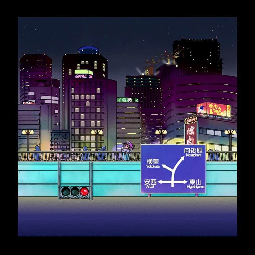 ダンドイ舞莉花のインスタグラム：「配信スタート！📺  Clarity  “The City is Killing Me”  @claritybandjp   こちらのMVに出演させて頂いております🎧  可愛いイラスト💕  YouTubeのリンクをプロフィールに貼ってあるので、是非チェックしてみてください！！  I’m featured in Clarity’s new music video!   “The City is Killing Me”  Link in bio!  Check it out!!😉  #clarity #band #music #musicvideo #mv #thecityiskillingme #新曲 #リリース #performer #singer #tokyo #japan #night」