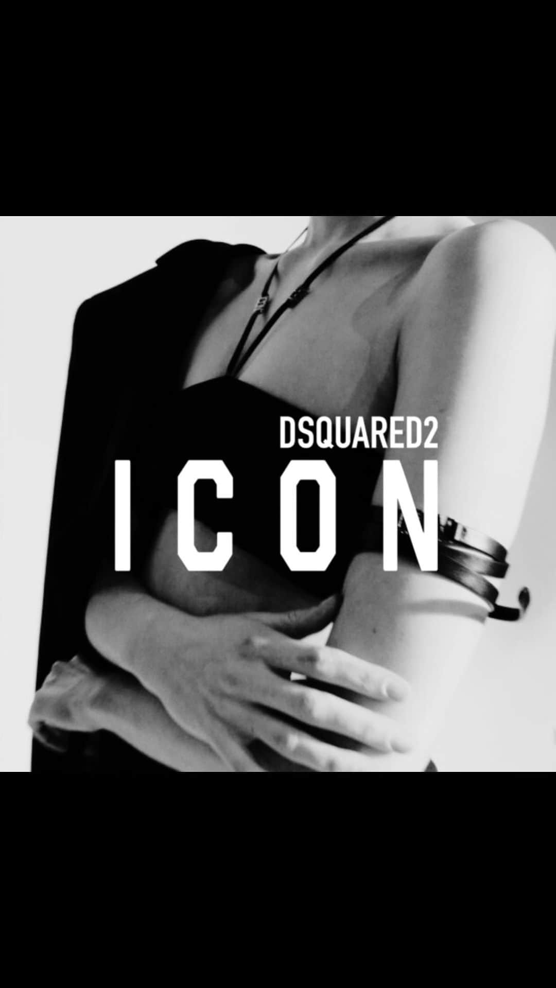 のインスタグラム：「From casual everyday wear to elevated evening looks, the #ICONFW23 collection has something for every occasion. 👗👠😎🍸  Captured by @gabrielmrabi   #DSQUARED2」