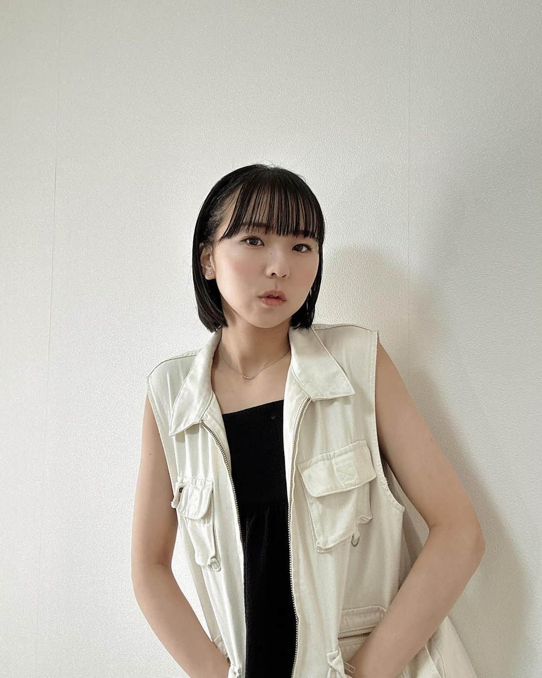 鍛治島彩のインスタグラム：「８月が終了  ９月も、がむしゃらに走ります💨  #laguagem #ボブ　#にきちゃん」