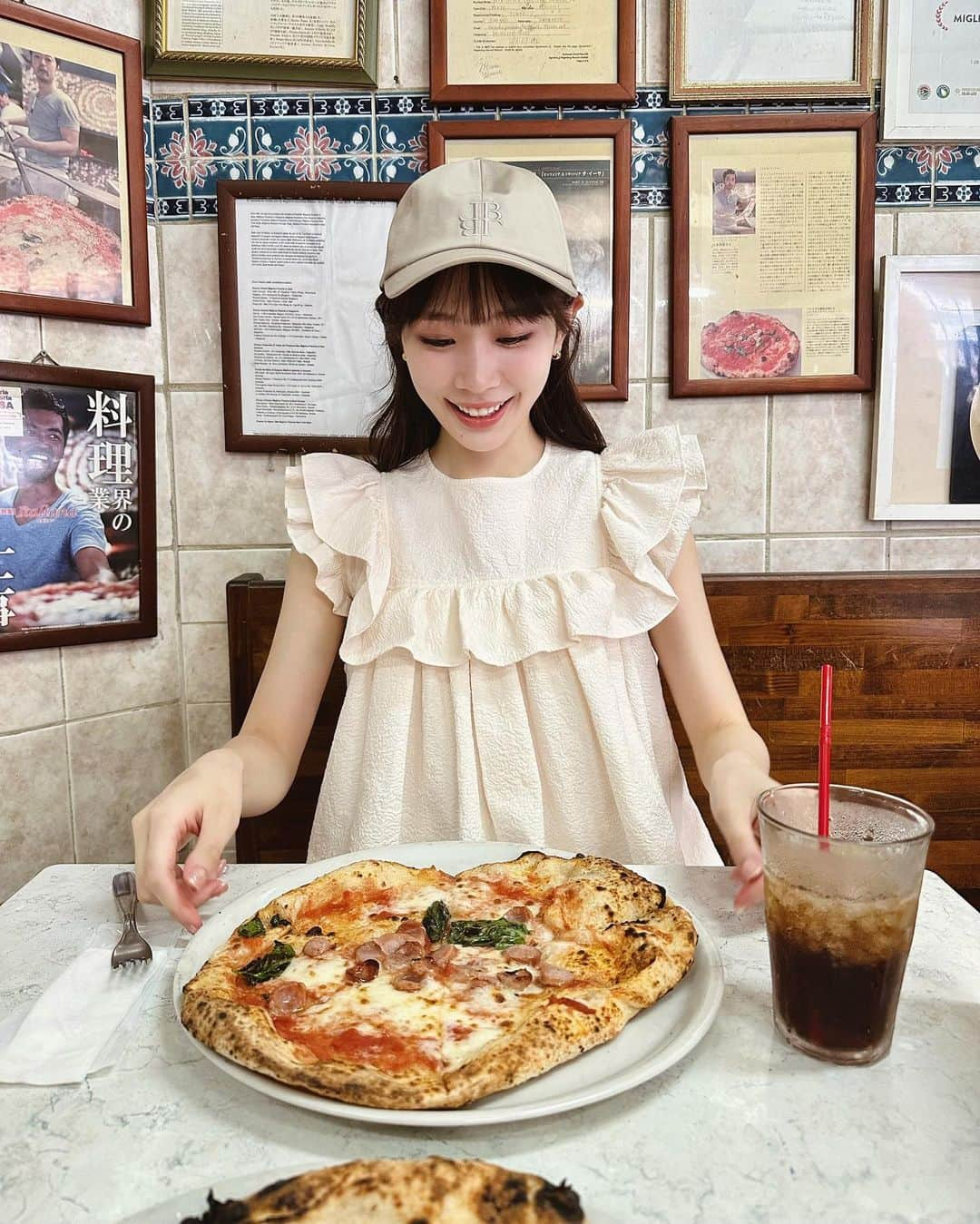 末永みゆのインスタグラム：「🍕  めっちゃ美味しかったピザ屋さん！ また行きたいっっっ」