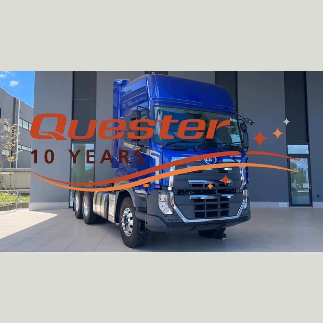 ＵＤトラックスのインスタグラム：「クエスター10周年を記念して、ＵＤトラックス本社前に最新モデルのクエスターが展示されました。  To celebrate the 10th anniversary of Quester, the latest model Quester was displayed in front of UD Trucks headquarters.  #udtruck #udトラックス #quester #クエスター #euro5 #ユーロ5」