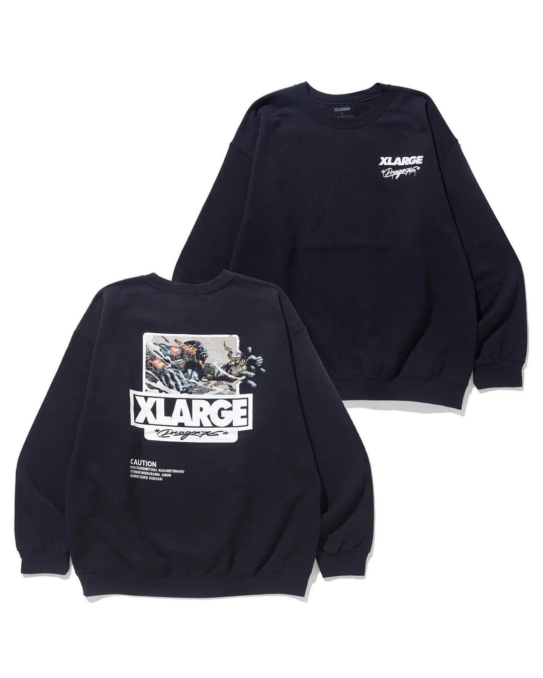 エクストララージさんのインスタグラム写真 - (エクストララージInstagram)「9.7.thu XLARGE×Dragon76  ニューヨークを拠点にミューラルアーティストとして世界で活躍する「DRAGON76(ドラゴンナナロク)」。 ストリートアートを基本とし、情熱的で生命力溢れるタッチで見る者の魂に触れるような作品を描いている。 そのスタイルは、常に進化し、過去と未来や、静と動、正義と悪など、相反するものの共存をテーマに作品を生み出し、即興で繰り広げられるダイナミックなライブペインティングは、世界中からのオファーが絶えず、多くの観客を魅了する。 また、アメリカ同時多発テロ事件で倒壊したワールドトレードセンタービル跡地に、日本人男性アーティストで唯一壁画を手掛けた経歴を持つ。  XLARGEは、DRAGON76とコラボレーションし、カプセルコレクションを発表する。 今回のコラボレーションの為に描き下ろしたアートピースを落とし込んだ、Tシャツ、フードスウェット、ワークシャツがラインナップ。  calif SHIBUYAにて、9月6日(水)より先行発売開始。 オンラインストア「calif」「ZOZOTOWN」にて、9月7日(木)より発売開始。  - XLARGExDragon76 NEO URBAN CHRONICLES L/S TEE - XLARGExDragon76 S/S TEE - XLARGExDragon76 TIE DYE S/S TEE - XLARGExDragon76 HOODIE - XLARGExDragon76 CREWNECK SWEAT - XLARGExDragon76 BD ARMY S/S SHIRT - XLARGExDragon76 BD ARMY L/S SHIRT  また、今コラボレーションとアーティスト本人の来日を記念して、calif SHIBUYAにて、2023年9月7日(木)~9月18日(月)の期間、日本では約20年ぶりとなる個展「NEO‐URBAN CHRONICLES」を開催。  NEO‐URBAN CHRONICLES 会期 2023年9月7日(木)~9月18日(月)11:00-21：00(※最終日のみ18:00) 場所 〒150-0042 東京都渋谷区宇田川町１５−１ 渋谷PARCO 5F calif SHIBUYA 電話番号 03-6416-4006 入場料 無料  オープニングパーティー 日時 2023年9月6日(水)18:00-21:00 DJ MURO, SARASA  来日記念サイン会 日時 2023年9月9日(土)14:00~ 本会場にて、商品お買い上げの方先着50名にDRAGON76のサイン会を開催。 ご購入いただいたお客様へ、イベント参加券をお会計時にお渡しいたします。 イベントに参加される際は、必ずイベント参加券をお持ちいただくようお願いいたします。  DRAGON76 1976年滋賀県生まれ。 1994年よりアーティスト活動を開始。ストリートアートを基本とし2016年より拠点をニューヨークに移し壁画アーティストとして活動。 そのスタイルは常に進化し、過去と未来や、静と動、正義と悪など、相反するものの共存をテーマに作品を生み出している。 手がけた壁画の最大のサイズは2021年にテキサスのヒューストンにて国連からの依頼で描いた76m×20m。 アメリカ全土に37ヵ所制作。 また、自身のアイデンティティーでもある日本の伝統的な侍を現代風にアップデートしたオリジナルキャラクター「DR76」のフィギュアは発売開始から数分で完売する人気を得る。  #xlarge #xlargejp #エクストララージ」8月31日 20時00分 - xlargejp