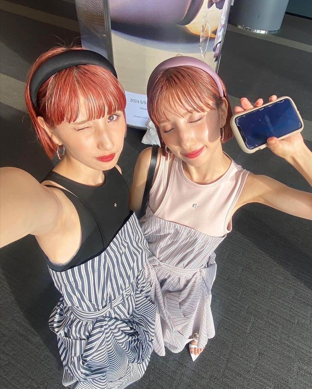 谷奥えまさんのインスタグラム写真 - (谷奥えまInstagram)「2024 S/S Rakuten Fashion Week   一枚目のえりと色違いのワンピースは  @seivson  です　  4枚目のワンピースは　@sahara_japon  　 様々なショーがみれととっても楽しいです✨  @globalfashioncollective #gfctakestokyo #rakutenfashionweektokyo」8月31日 19時17分 - ematanioku