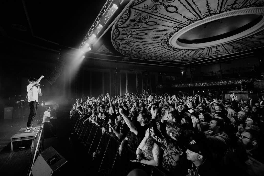 The Amity Afflictionのインスタグラム：「🇺🇸🇨🇦 MONSTERS OF OZ North American Tour kicks off next week with @parkwaydriveofficial, @northlane and @makethemsuffer. We've been looking forward to this one 🔥 🎫 Link in bio」