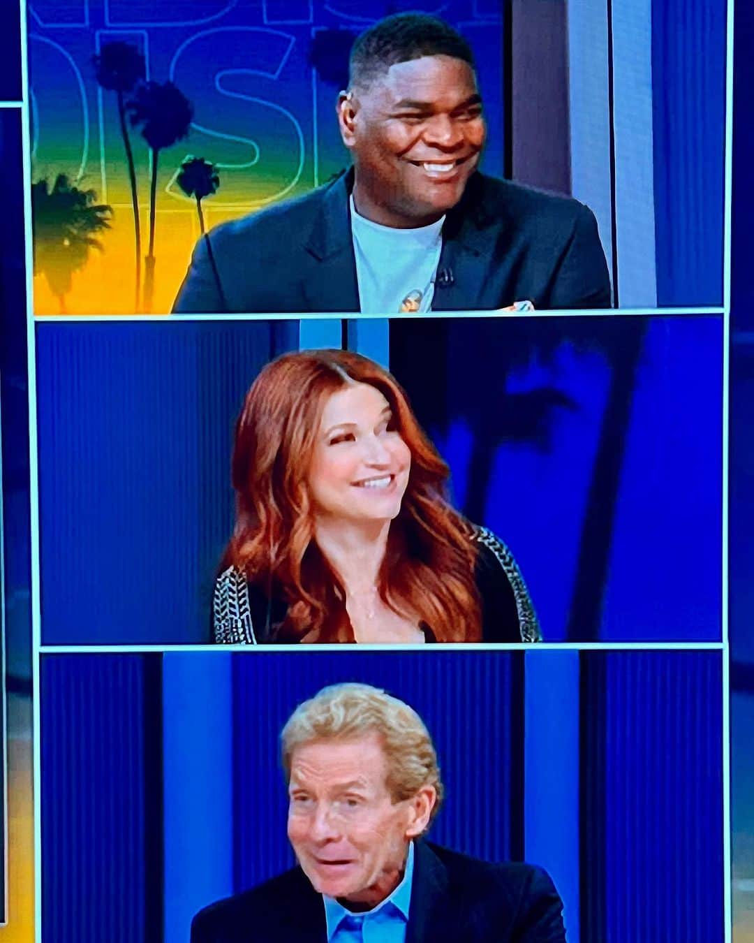 のインスタグラム：「Big thank you to @skipbayless and the whole @undisputedonfs1 crew for such a warm welcome this morning. Skip assembling quite the team - Michael Irvin, Richard Sherman, Keyshawn Johnson, Lil Wayne, Emmanuel Acho - looking forward to hanging out and having some fun.」
