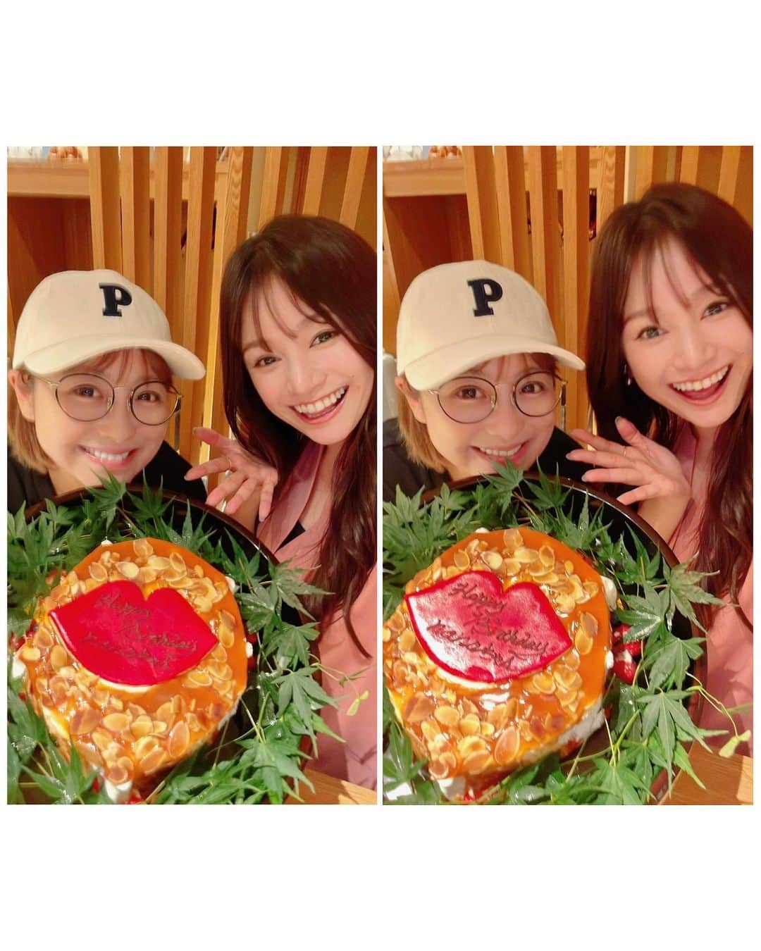 青木英李さんのインスタグラム写真 - (青木英李Instagram)「夏が終わる前に…載せそびれていた @nana_suzuki79 ちゃんとの夏の思い出 part 2✌️  この日は７月に誕生日だったなーちゃんのお誕生日祝いでお鮨〜🥳🍣🎂  #夏 #思い出 #鈴木奈々 ちゃん #誕生日ディナー #お鮨 #mercerbis #キャラメルシフォンケーキ」8月31日 21時43分 - eriaoki_official