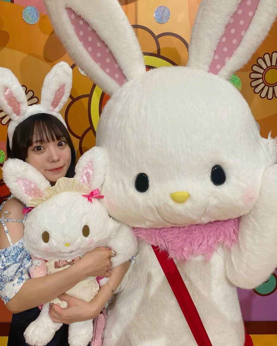 澤田美晴のインスタグラム：「メルちゃんとわたし🎀🩷」