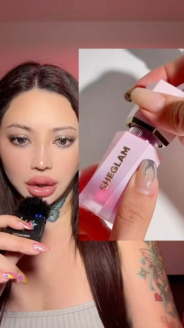 Aiのインスタグラム：「可愛すぎるわよね？？🩷プリンセスカラー大好物🩷👩🏻‍🎤  #sheglamblush #sheglam #sheglamliquidfam @sheglam_official」
