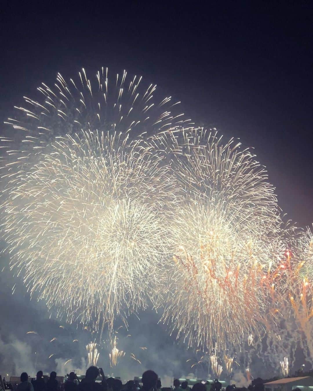 小俣里奈のインスタグラム：「あっという間に8月が終わってしまう、、 ということで、 今年は夏らしいことはひとつ！  大好きな花火を見に行きました ✳︎ 素晴らしすぎて心から感動しました 毎年どこかしらの花火大会には行くけど、 本当に年々花火が進化していて 花火職人さんへの尊敬がドシドシ溢れてます  みなさんはこの夏、 どこか行ったり楽しいイベントありましたか？  #花火大会 #花火 #fireworks  #夏の思い出 #夏休み　#夏の終わり」